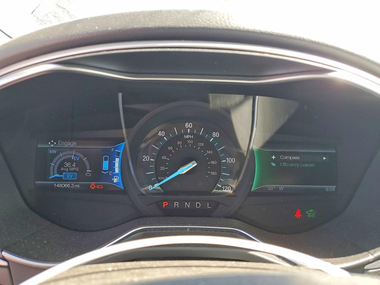 2014 Ford Fusion S Hybrid Gray vin: 3FA6P0UU9ER360156