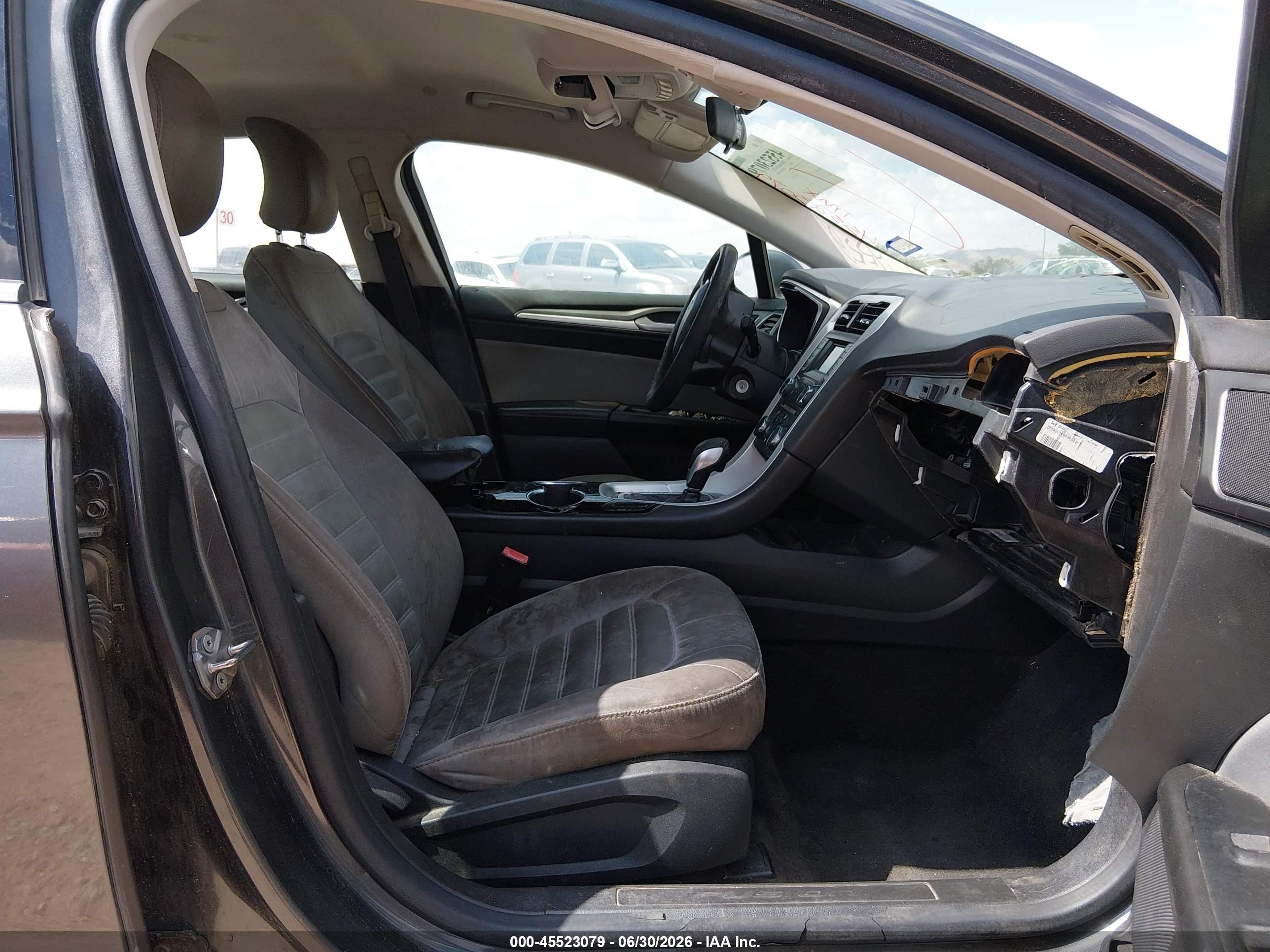 2015 Ford Fusion Hybrid S Gray vin: 3FA6P0UU9FR176885