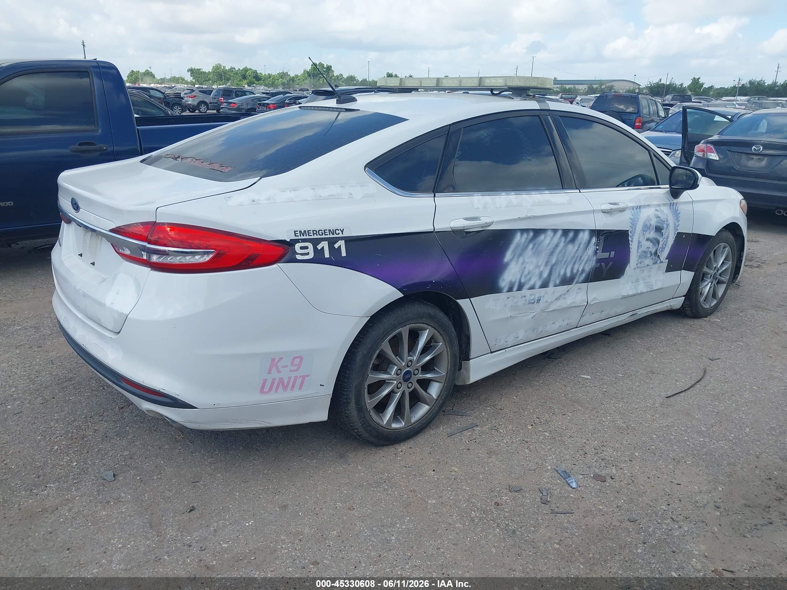 2017 Ford Fusion Hybrid S Белый vin: 3FA6P0UU9HR206762