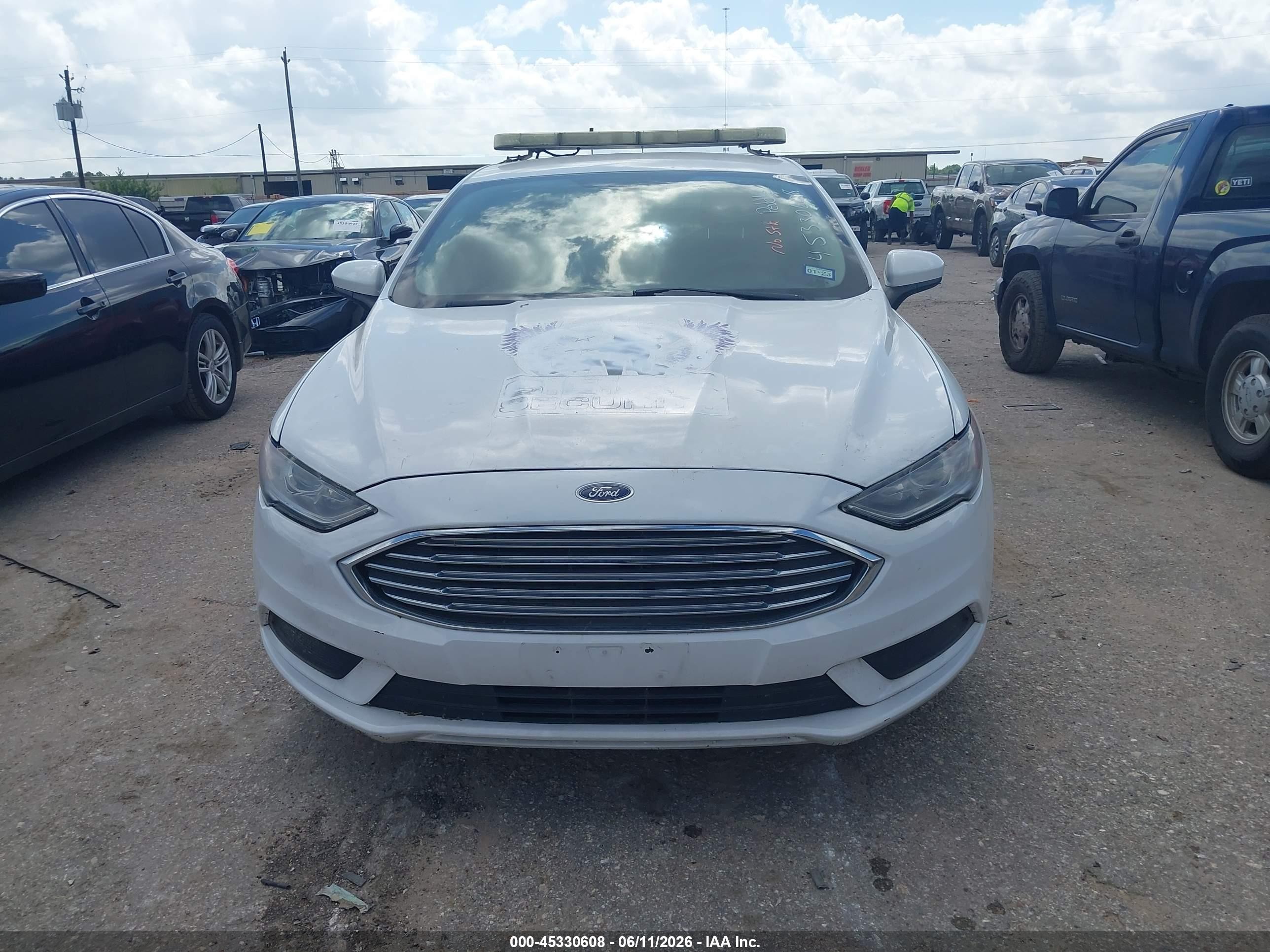 2017 Ford Fusion Hybrid S Белый vin: 3FA6P0UU9HR206762