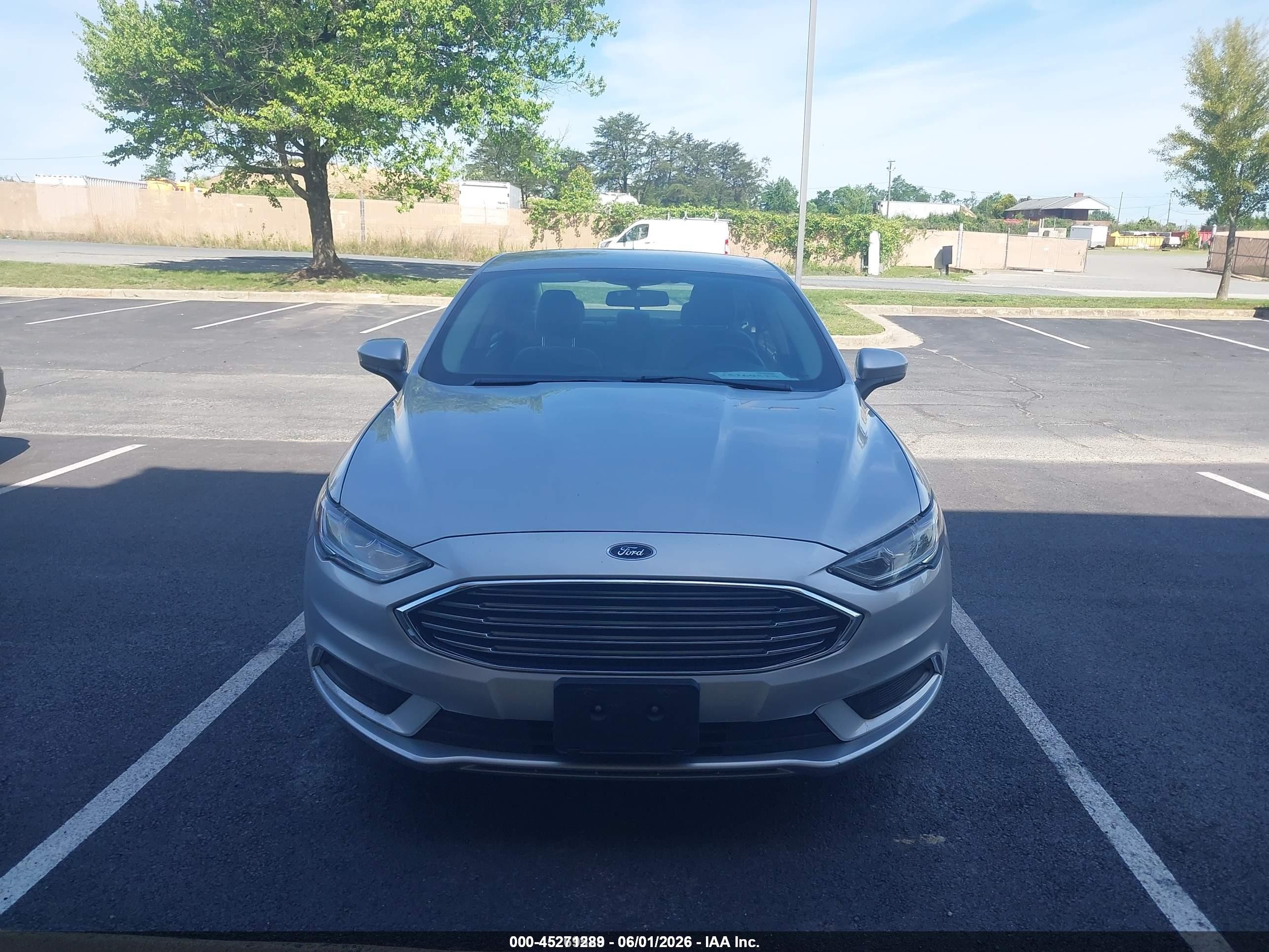 2018 Ford Fusion Hybrid S Silver vin: 3FA6P0UU9JR235927