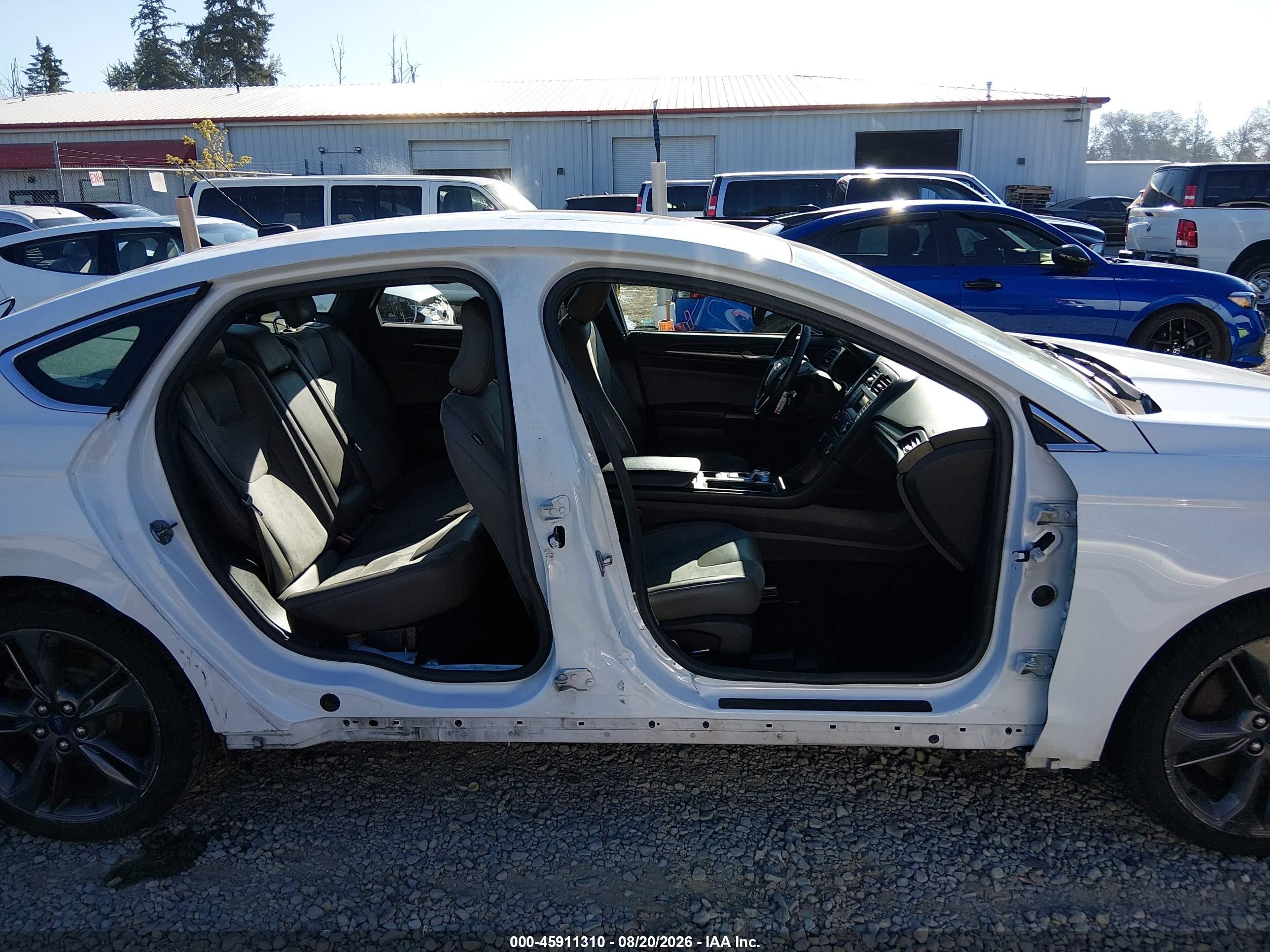 2017 Ford Fusion Sport White vin: 3FA6P0VP7HR149678