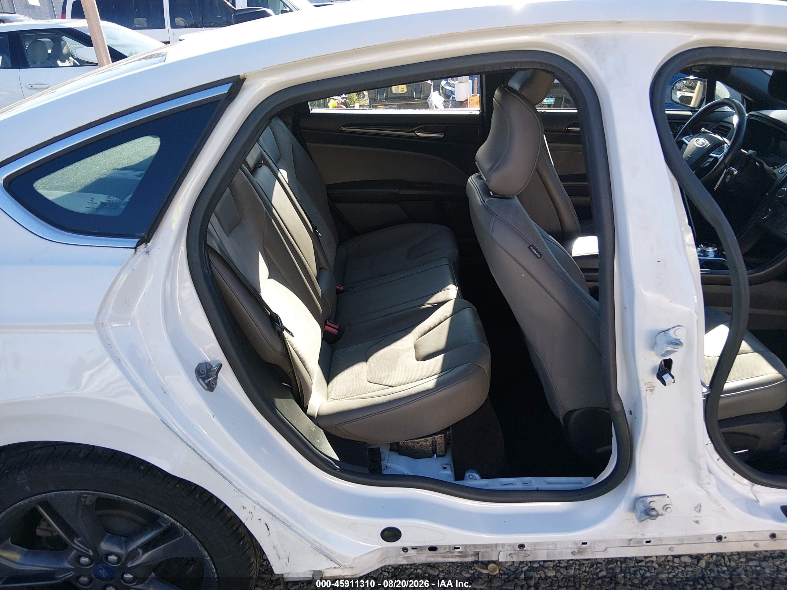 2017 Ford Fusion Sport White vin: 3FA6P0VP7HR149678