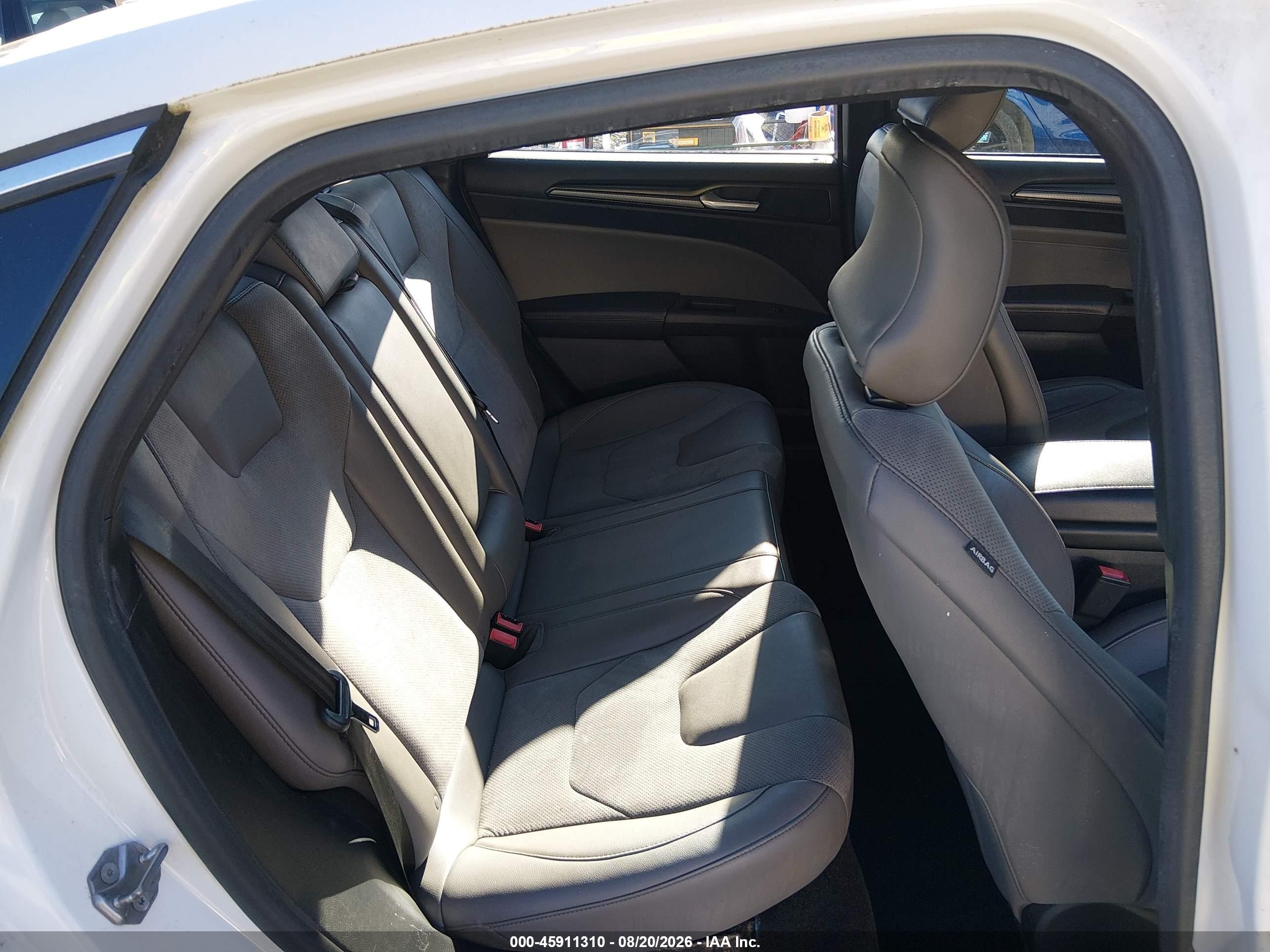 2017 Ford Fusion Sport White vin: 3FA6P0VP7HR149678