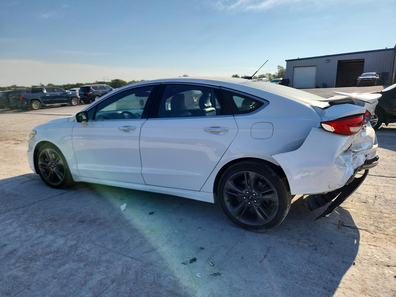 2017 Ford Fusion Sport Белый vin: 3FA6P0VP9HR200629