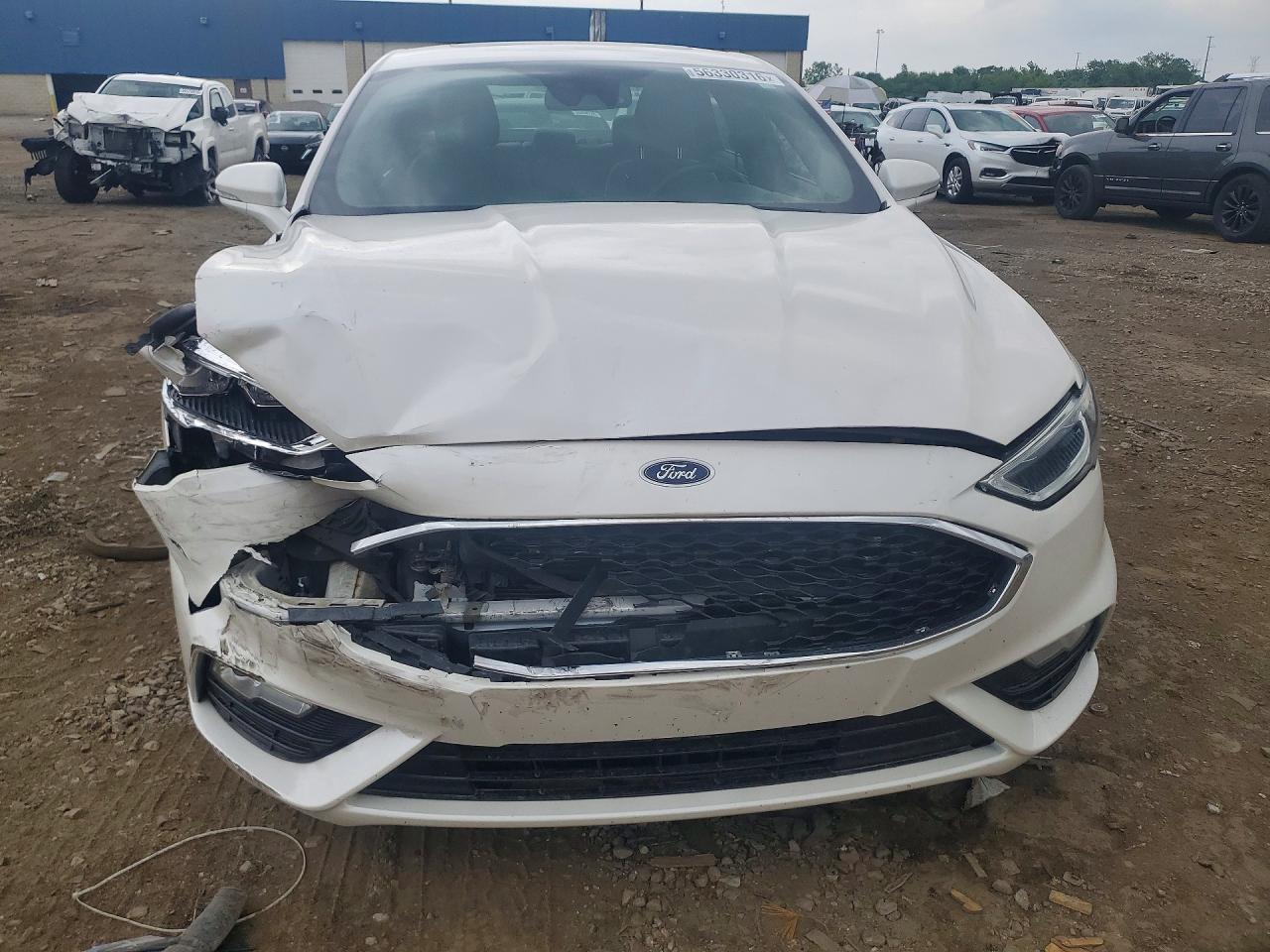 2017 Ford Fusion Sport White vin: 3FA6P0VPXHR311657