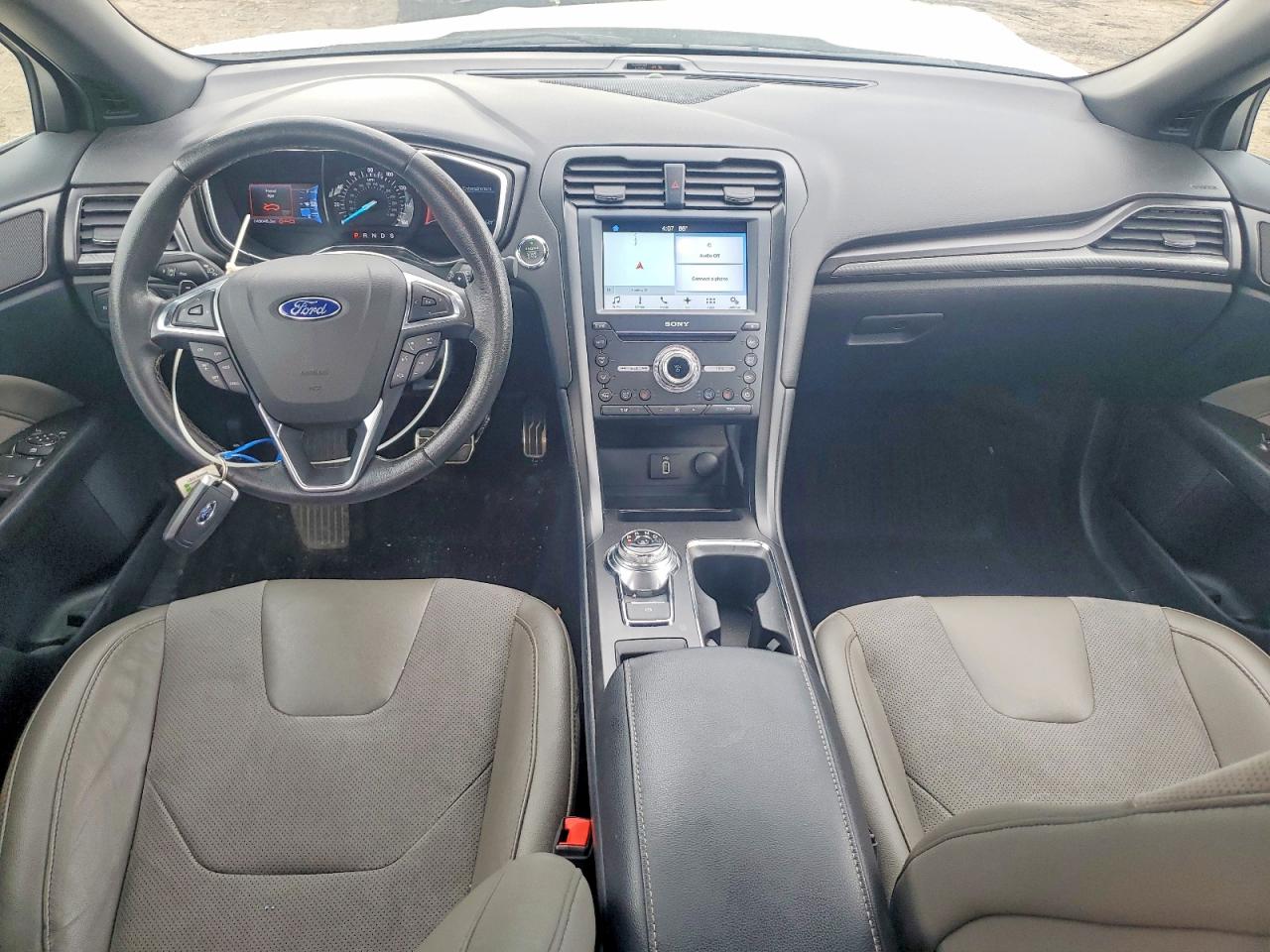 2017 Ford Fusion Sport White vin: 3FA6P0VPXHR311657