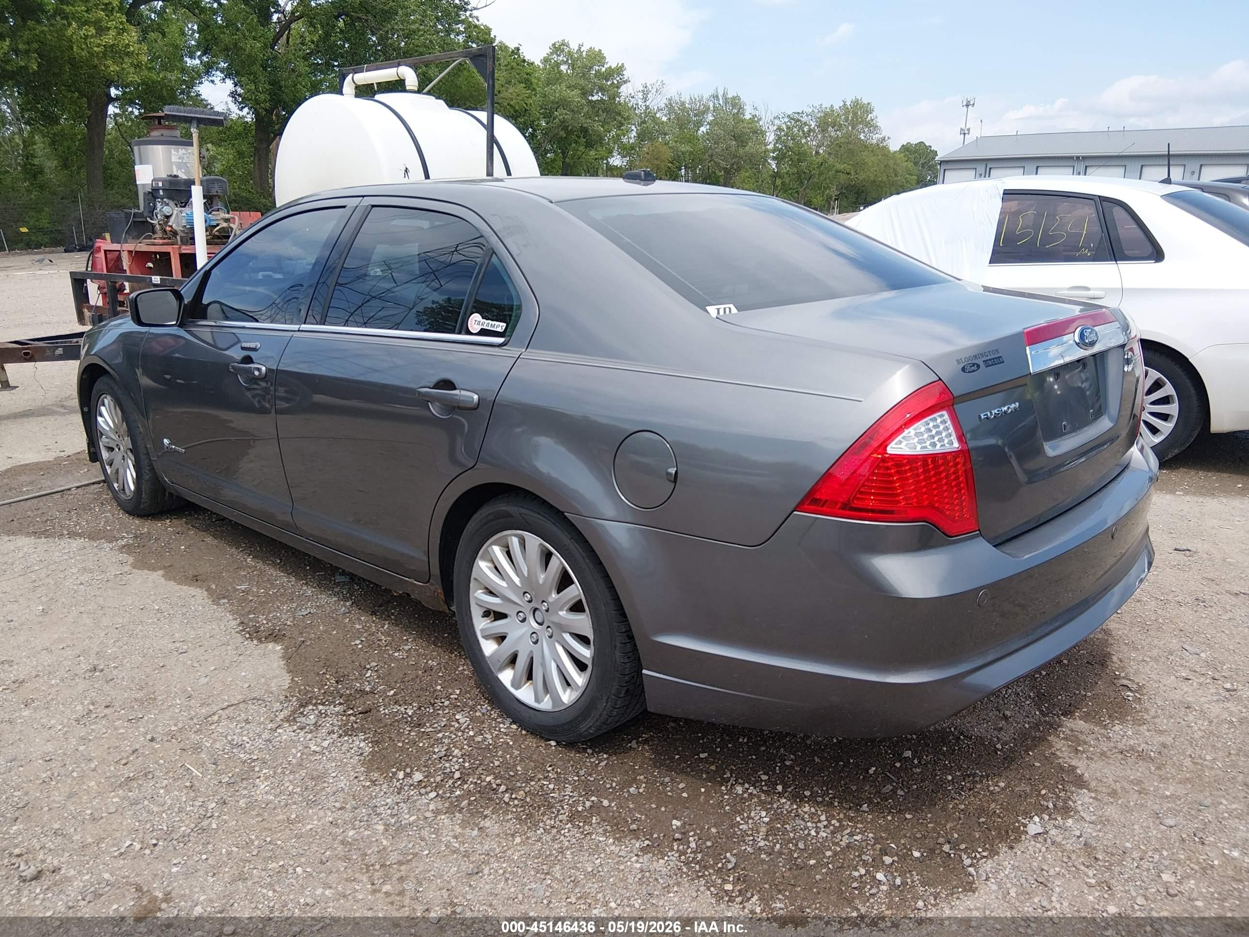 2010 Ford Fusion Hybrid   Серый vin: 3FADP0L30AR133822