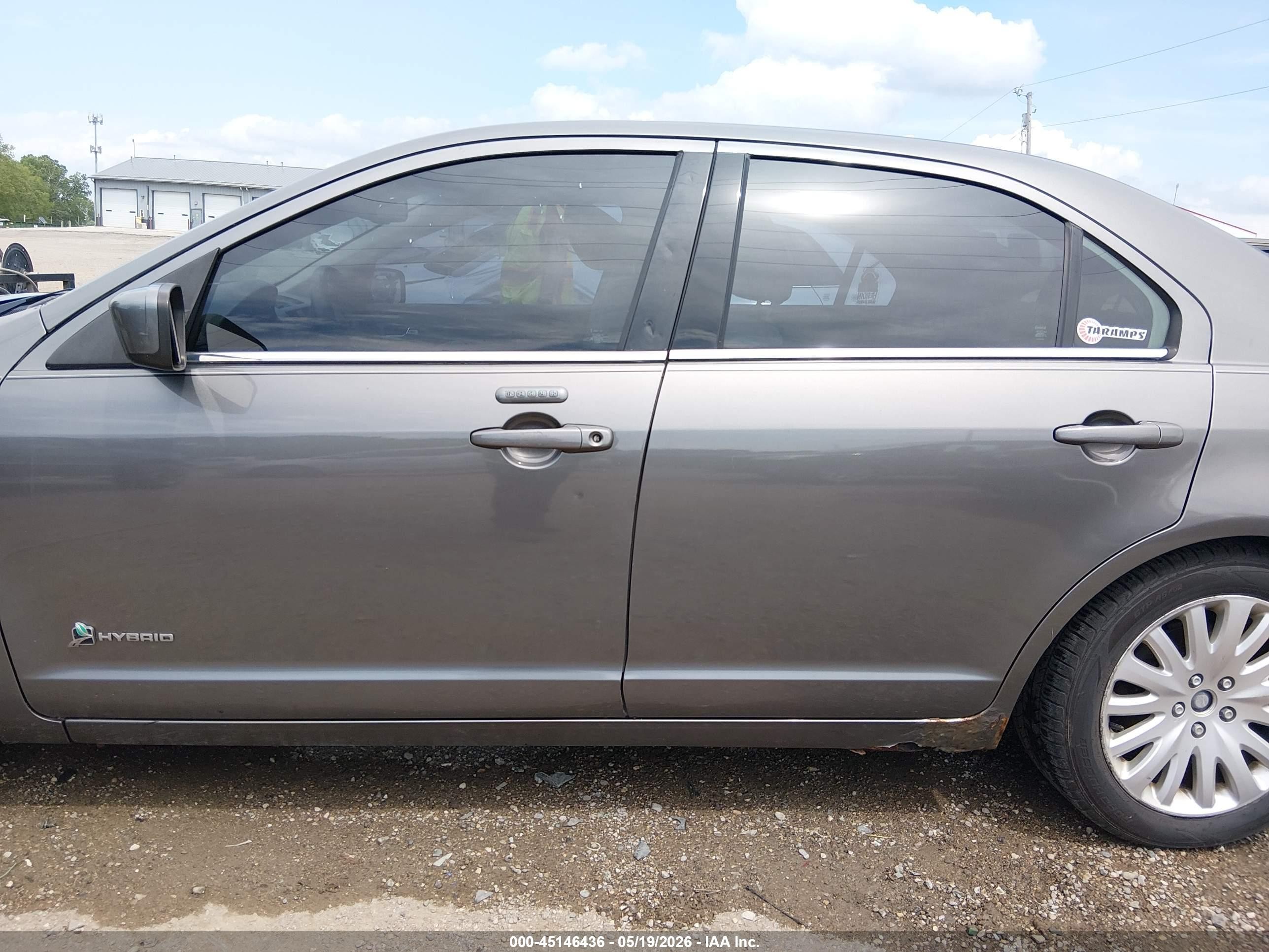 2010 Ford Fusion Hybrid   Серый vin: 3FADP0L30AR133822