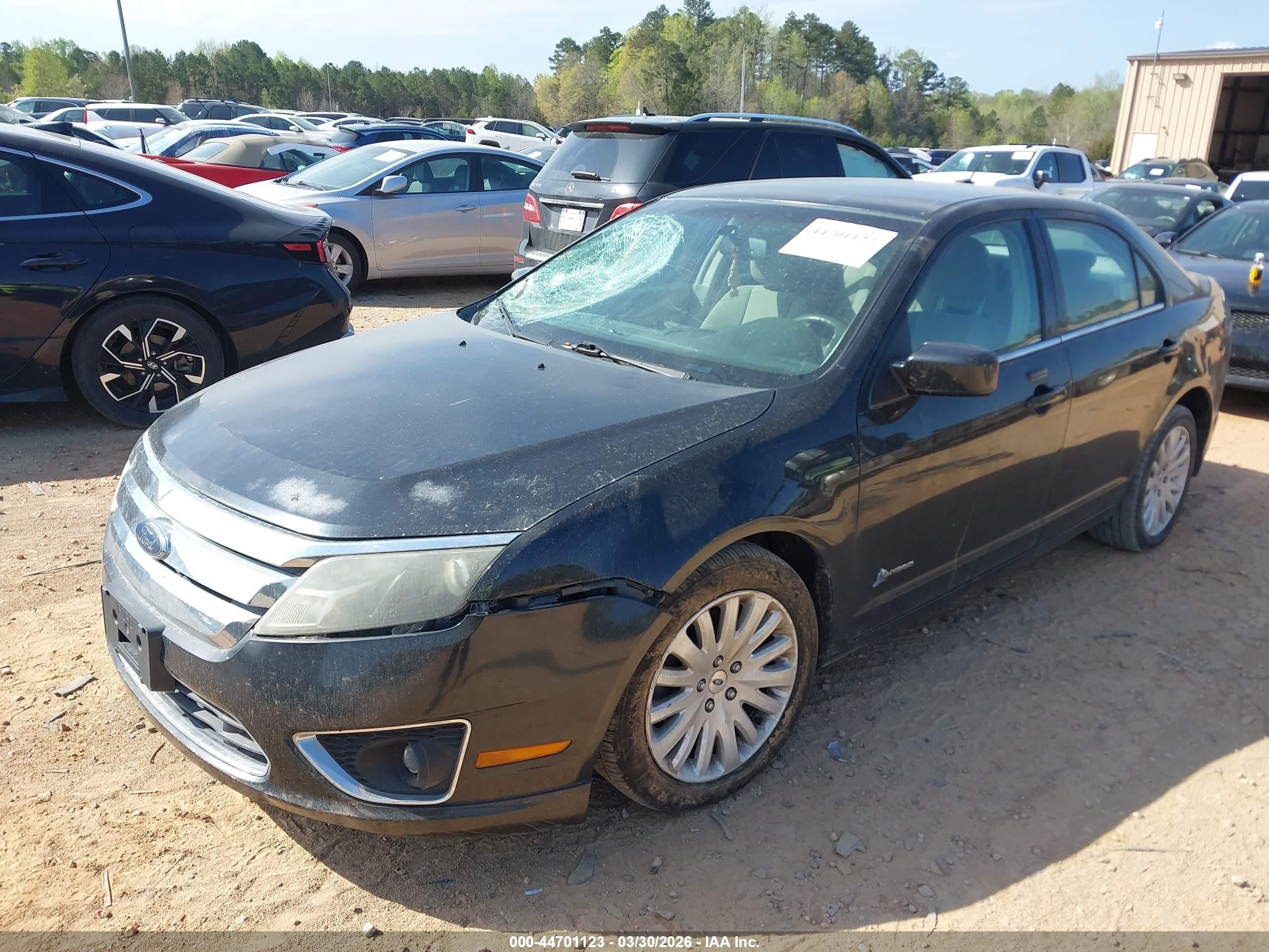 2010 Ford Fusion Hybrid   Black vin: 3FADP0L30AR171583