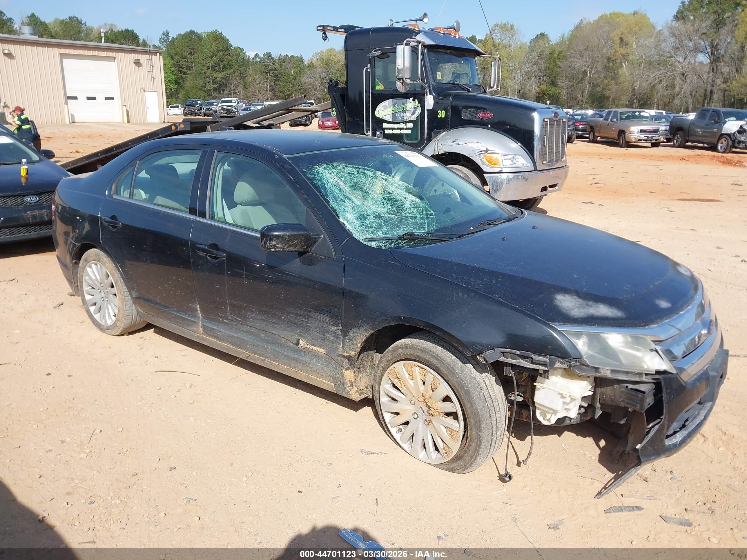 2010 Ford Fusion Hybrid   Black vin: 3FADP0L30AR171583