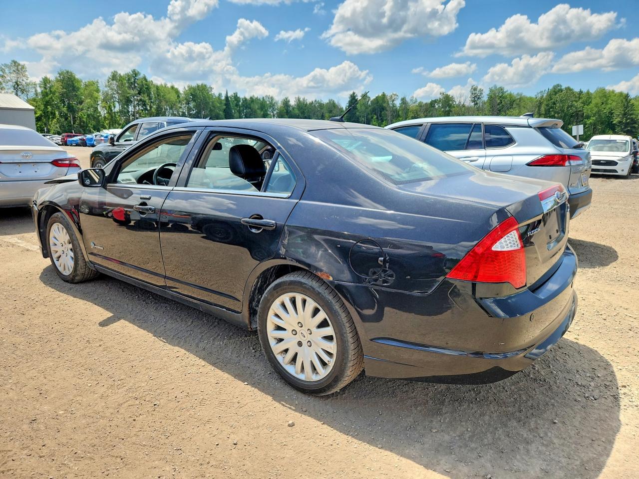 2010 Ford Fusion Hybrid Black vin: 3FADP0L30AR212391