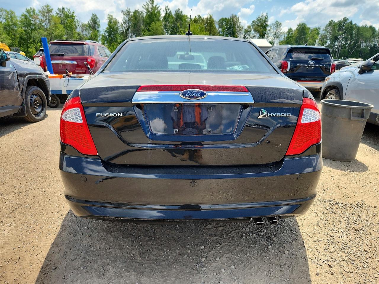 2010 Ford Fusion Hybrid Black vin: 3FADP0L30AR212391