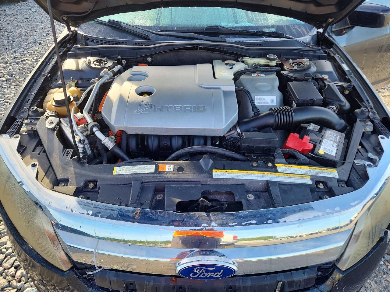 2010 Ford Fusion Hybrid Black vin: 3FADP0L30AR225366