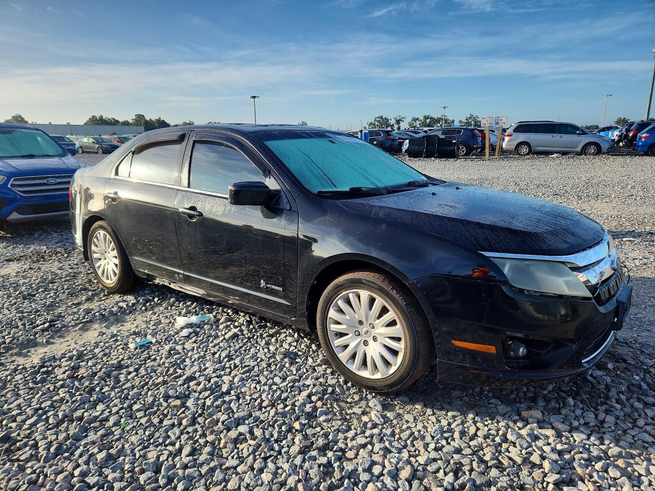 2010 Ford Fusion Hybrid Black vin: 3FADP0L30AR225366