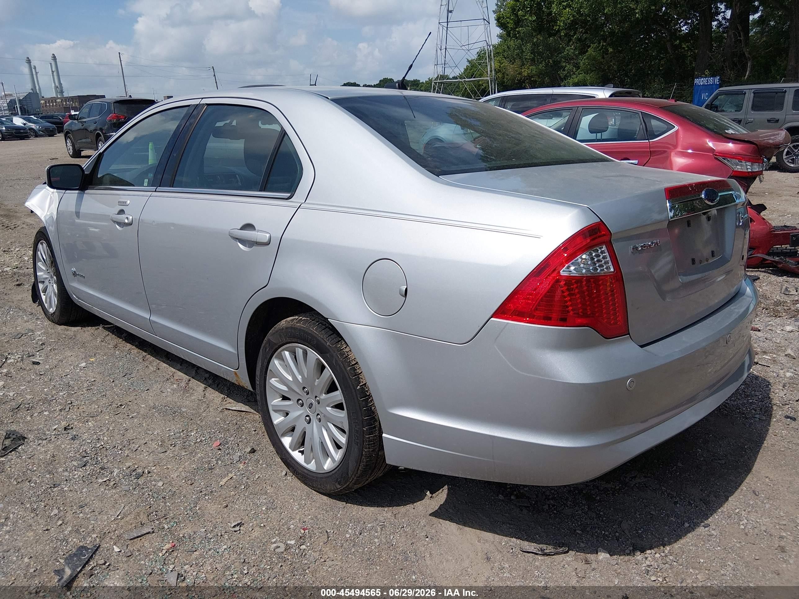 2010 Ford Fusion Hybrid   Silver vin: 3FADP0L30AR225741