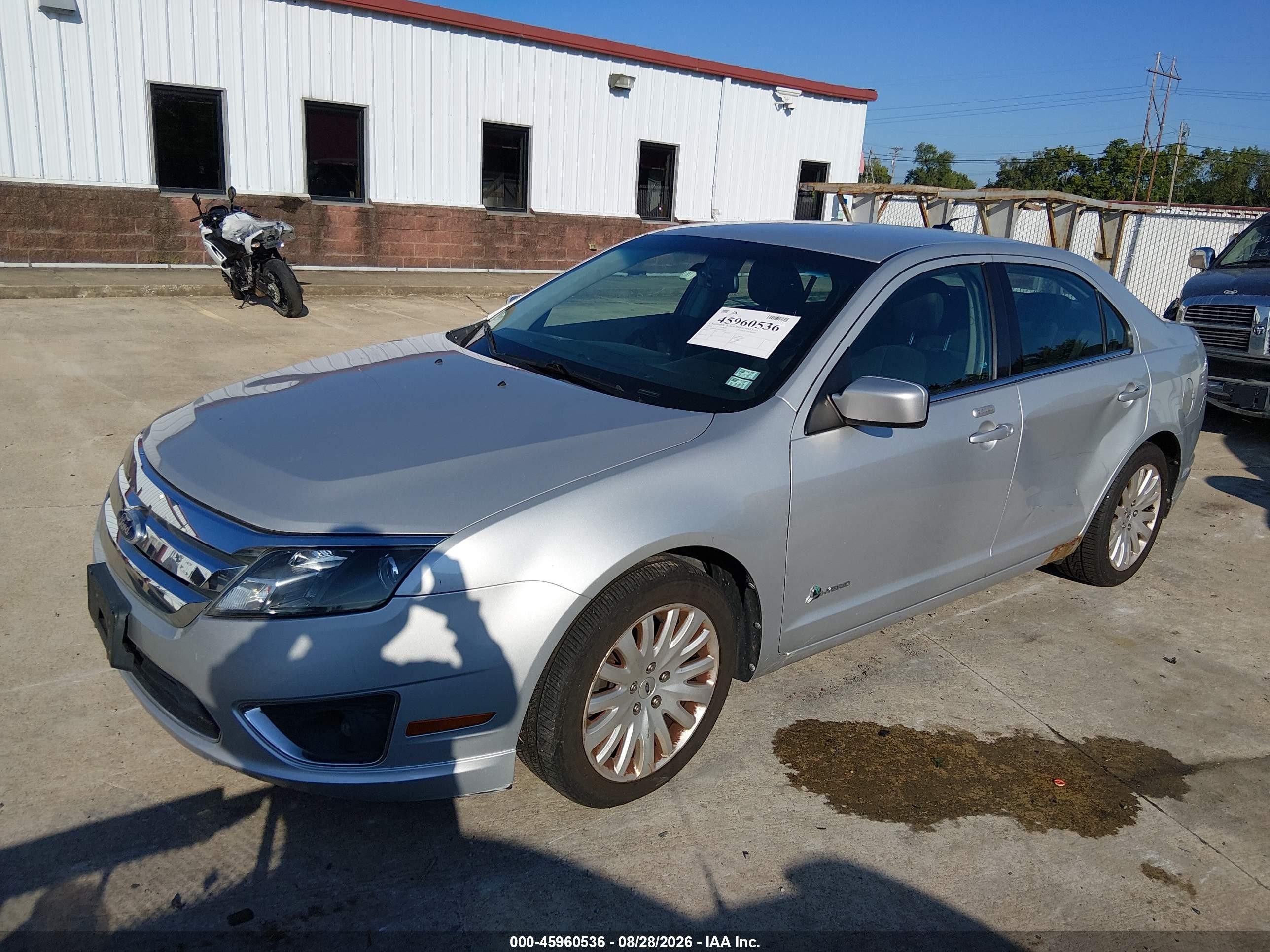 2010 Ford Fusion Hybrid   Gray vin: 3FADP0L30AR304052