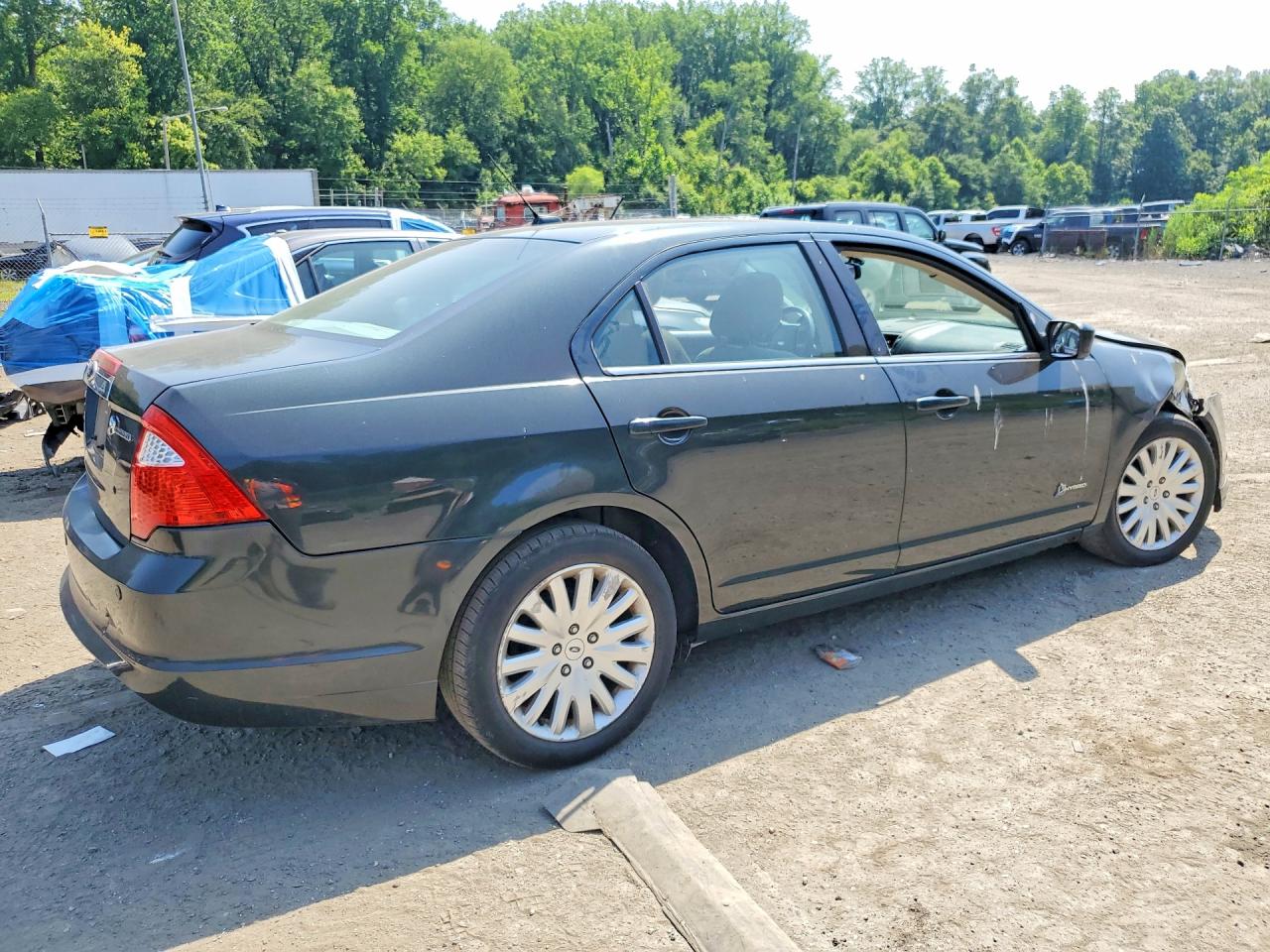 2010 Ford Fusion Hybrid Black vin: 3FADP0L30AR348875