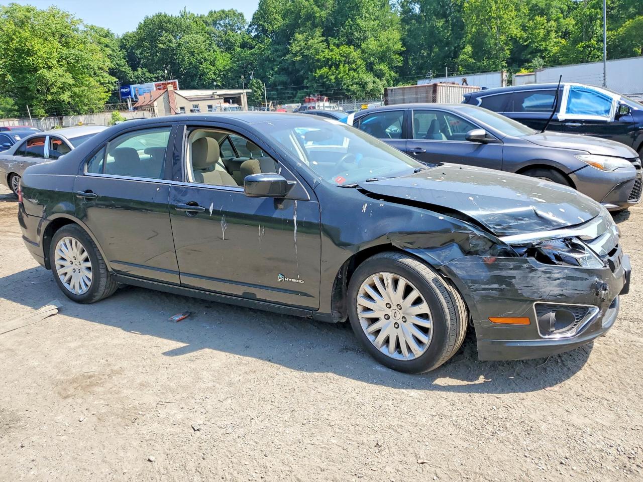 2010 Ford Fusion Hybrid Black vin: 3FADP0L30AR348875