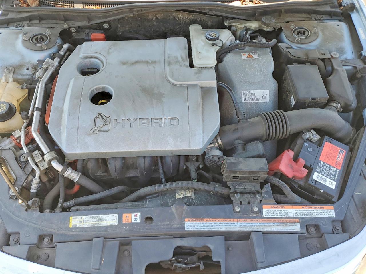 2010 Ford Fusion Hybrid Silver vin: 3FADP0L30AR390947