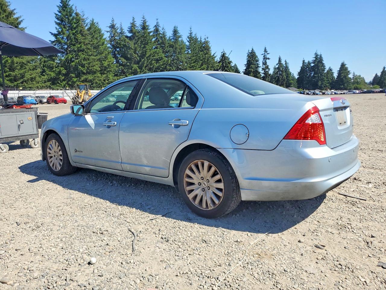 2010 Ford Fusion Hybrid Silver vin: 3FADP0L30AR390947