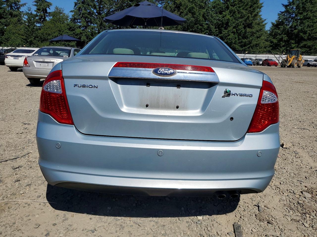 2010 Ford Fusion Hybrid Silver vin: 3FADP0L30AR390947
