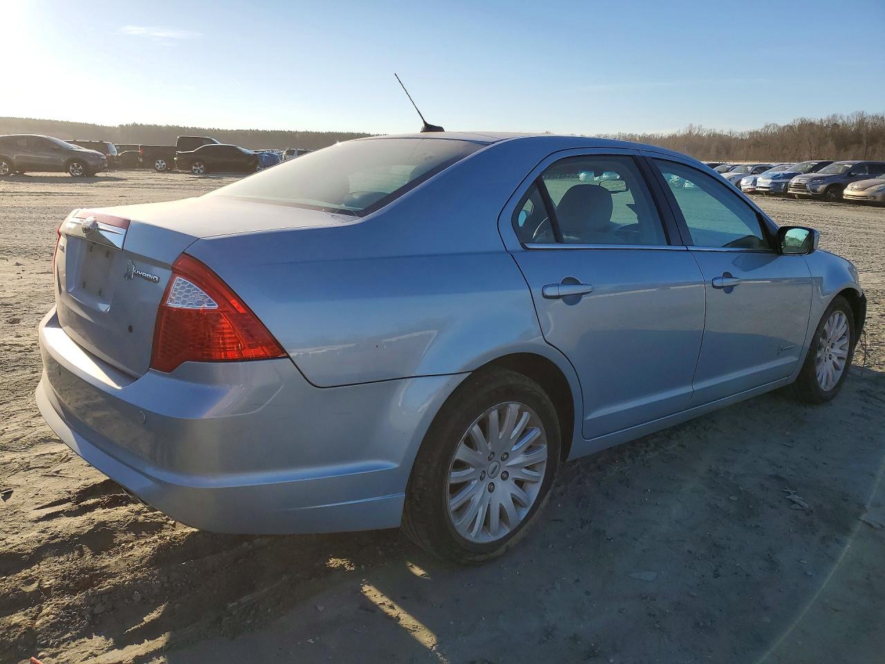 2011 Ford Fusion Hybrid Blue vin: 3FADP0L30BR102958