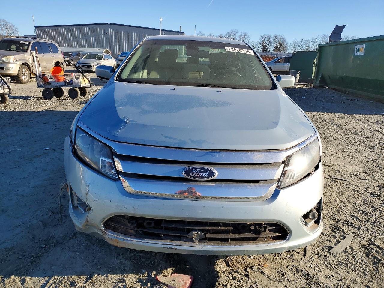 2011 Ford Fusion Hybrid Blue vin: 3FADP0L30BR102958