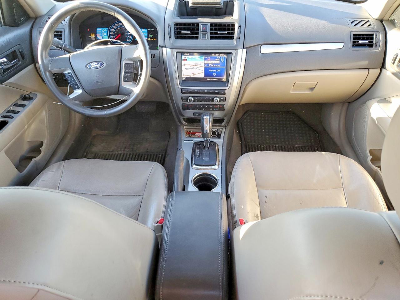 2011 Ford Fusion Hybrid Blue vin: 3FADP0L30BR102958