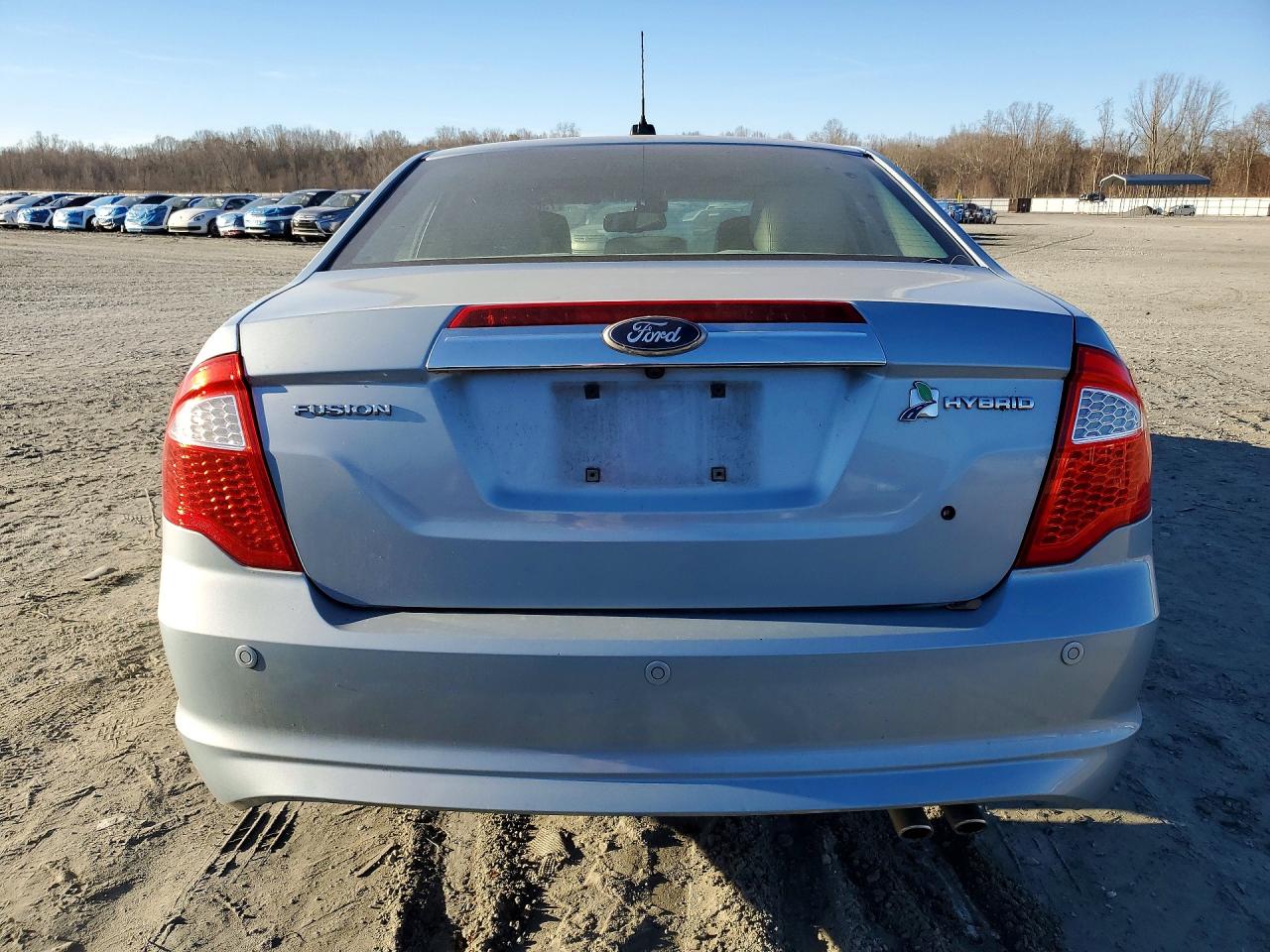 2011 Ford Fusion Hybrid Blue vin: 3FADP0L30BR102958