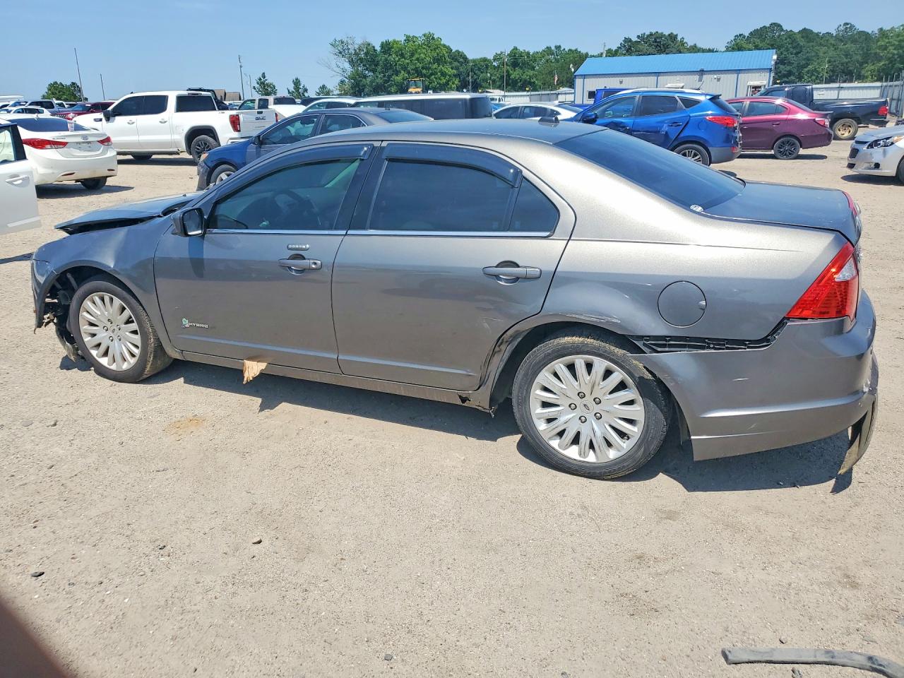 2011 Ford Fusion Hybrid Gray vin: 3FADP0L30BR116536