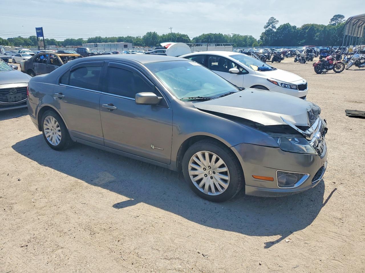 2011 Ford Fusion Hybrid Gray vin: 3FADP0L30BR116536