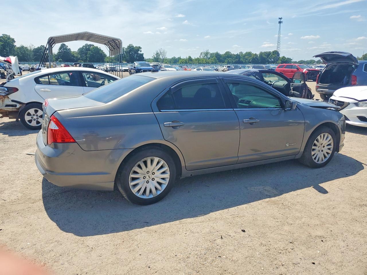 2011 Ford Fusion Hybrid Gray vin: 3FADP0L30BR116536