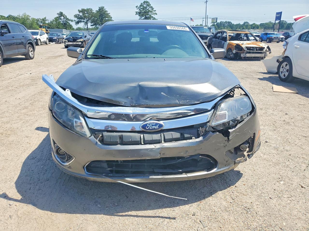 2011 Ford Fusion Hybrid Gray vin: 3FADP0L30BR116536