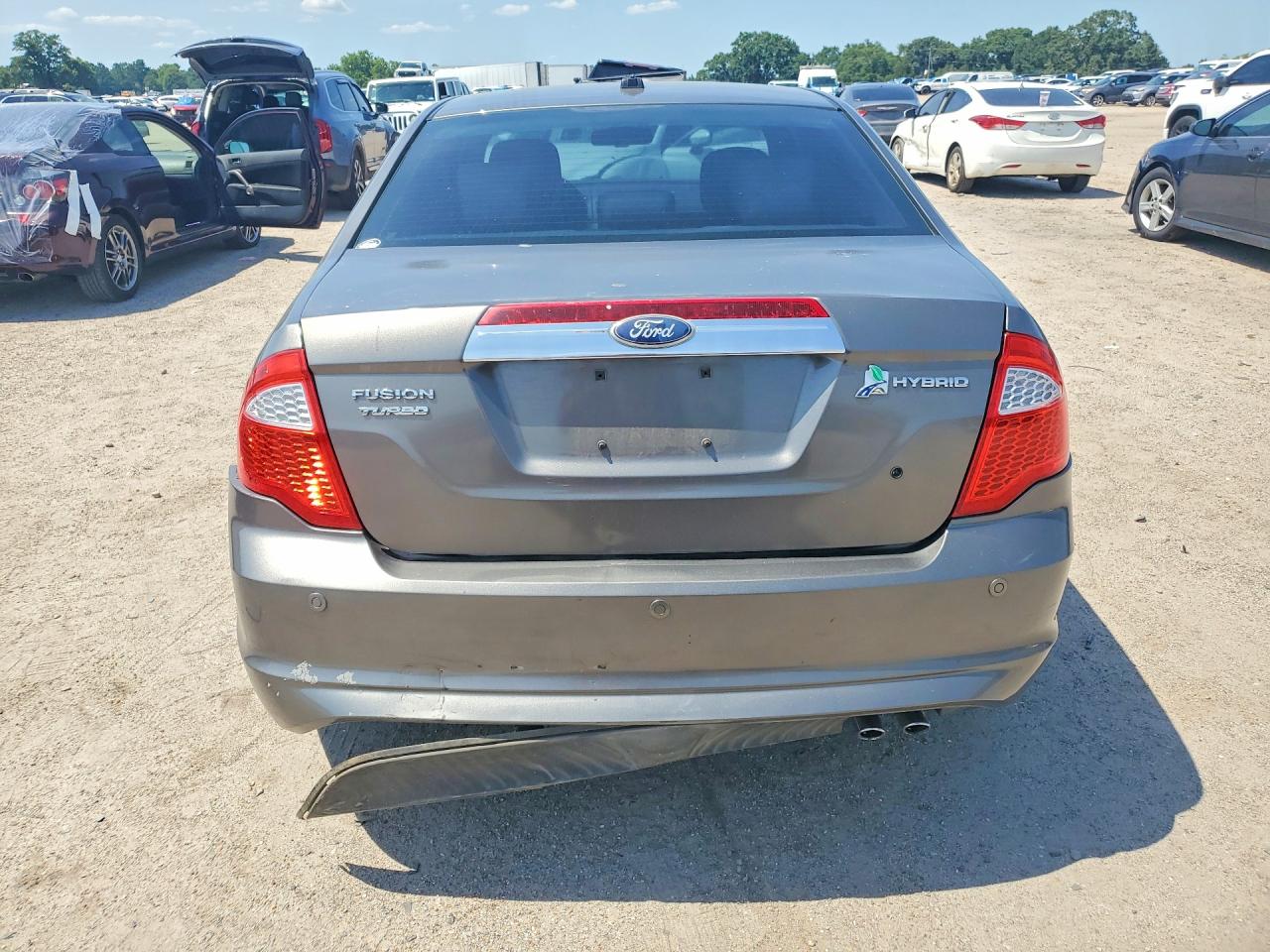 2011 Ford Fusion Hybrid Gray vin: 3FADP0L30BR116536