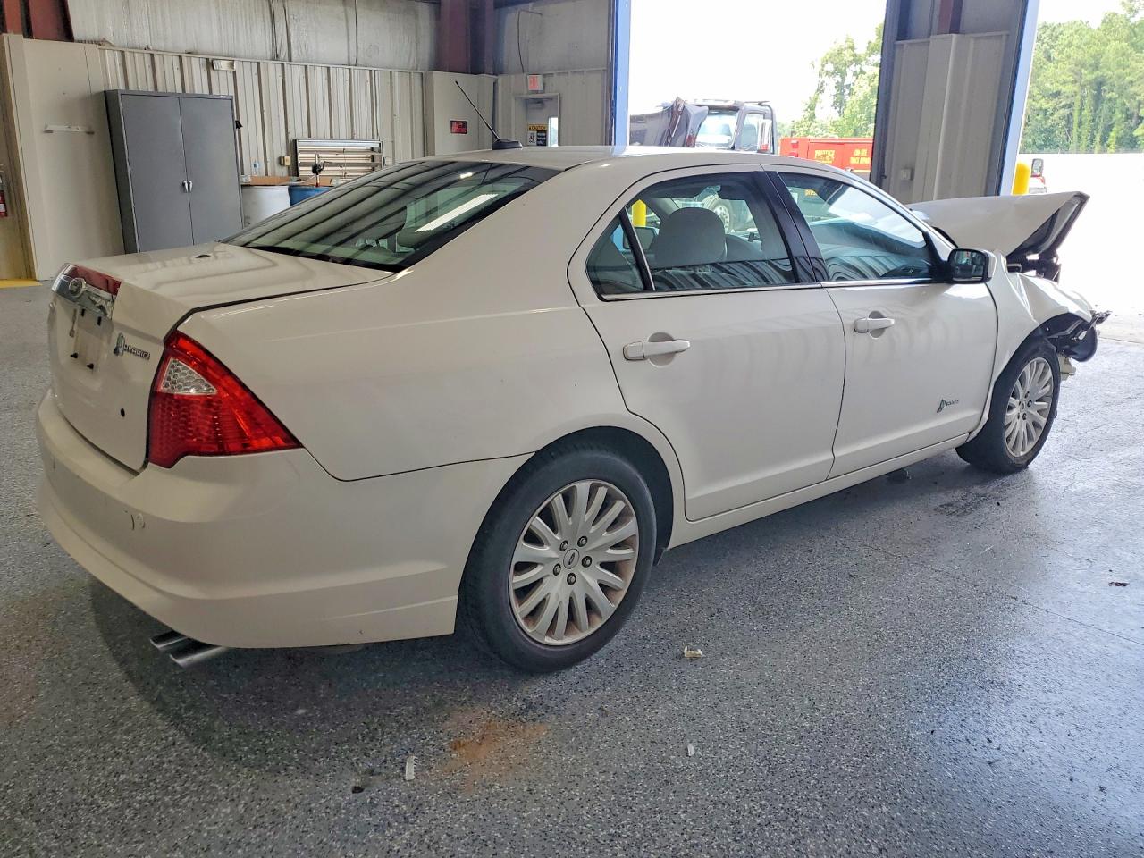 2011 Ford Fusion Hybrid White vin: 3FADP0L30BR129223