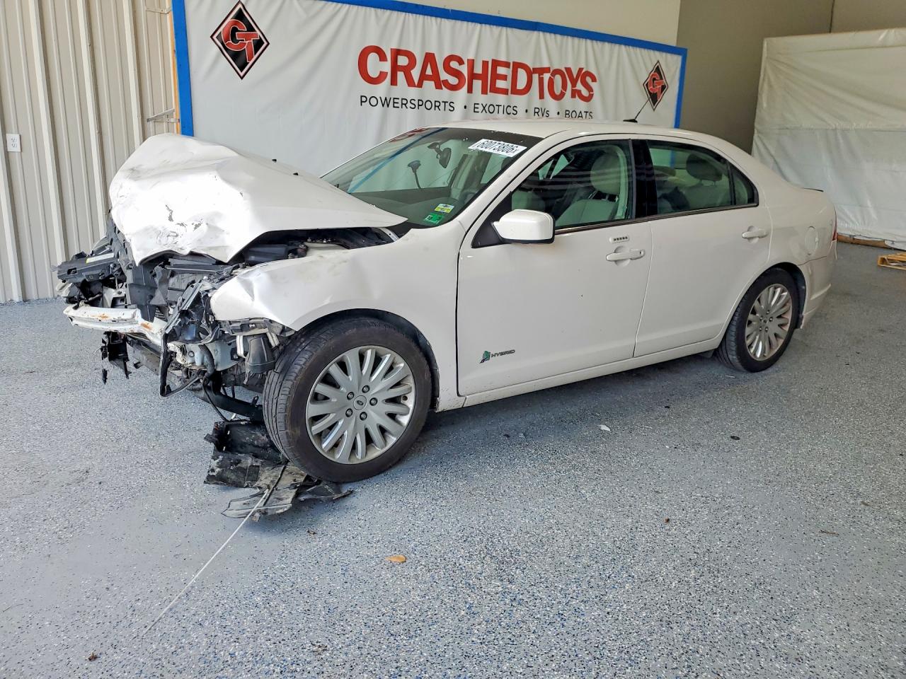 2011 Ford Fusion Hybrid Белый vin: 3FADP0L30BR129223