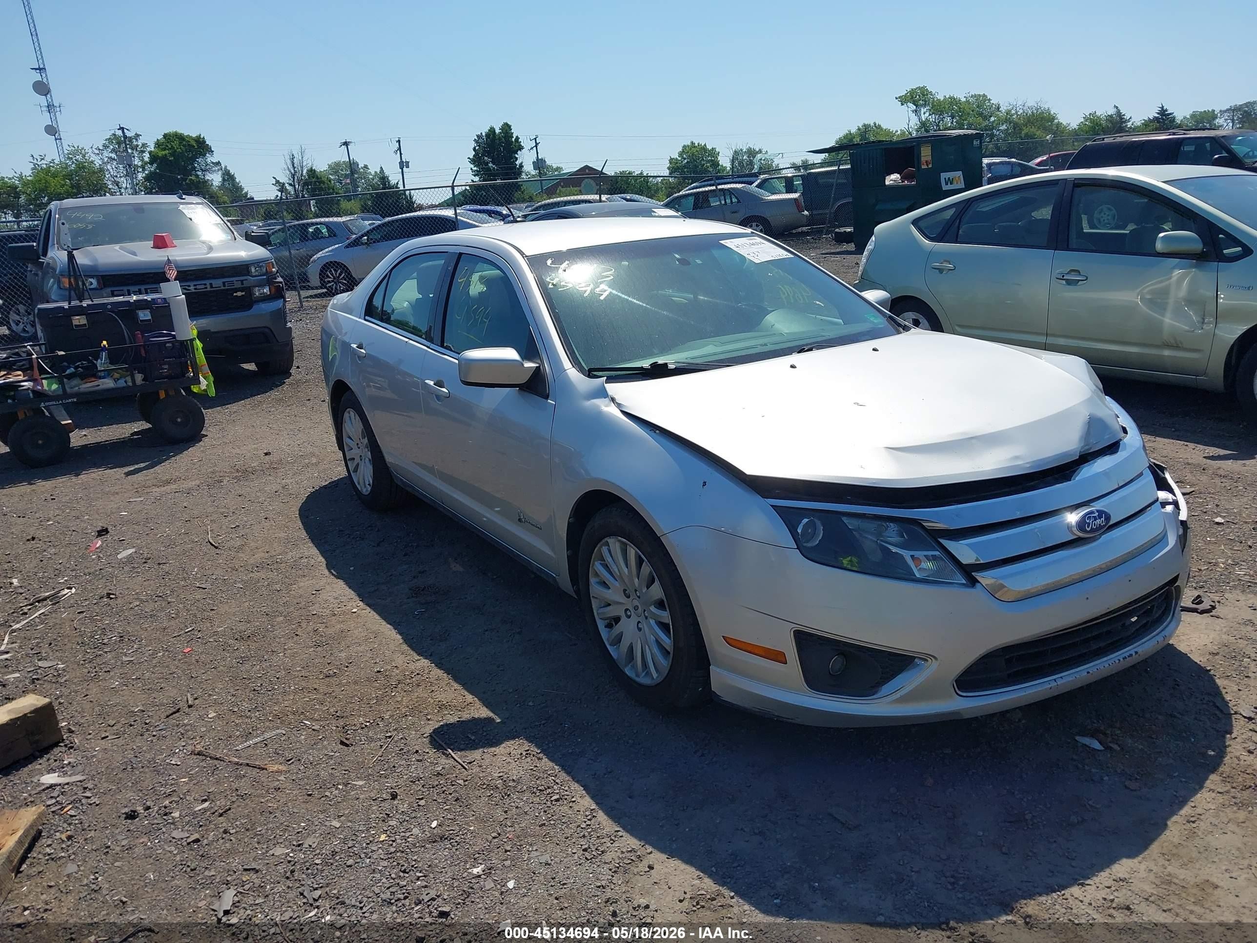 2011 Ford Fusion Hybrid   Серебряный vin: 3FADP0L30BR275427