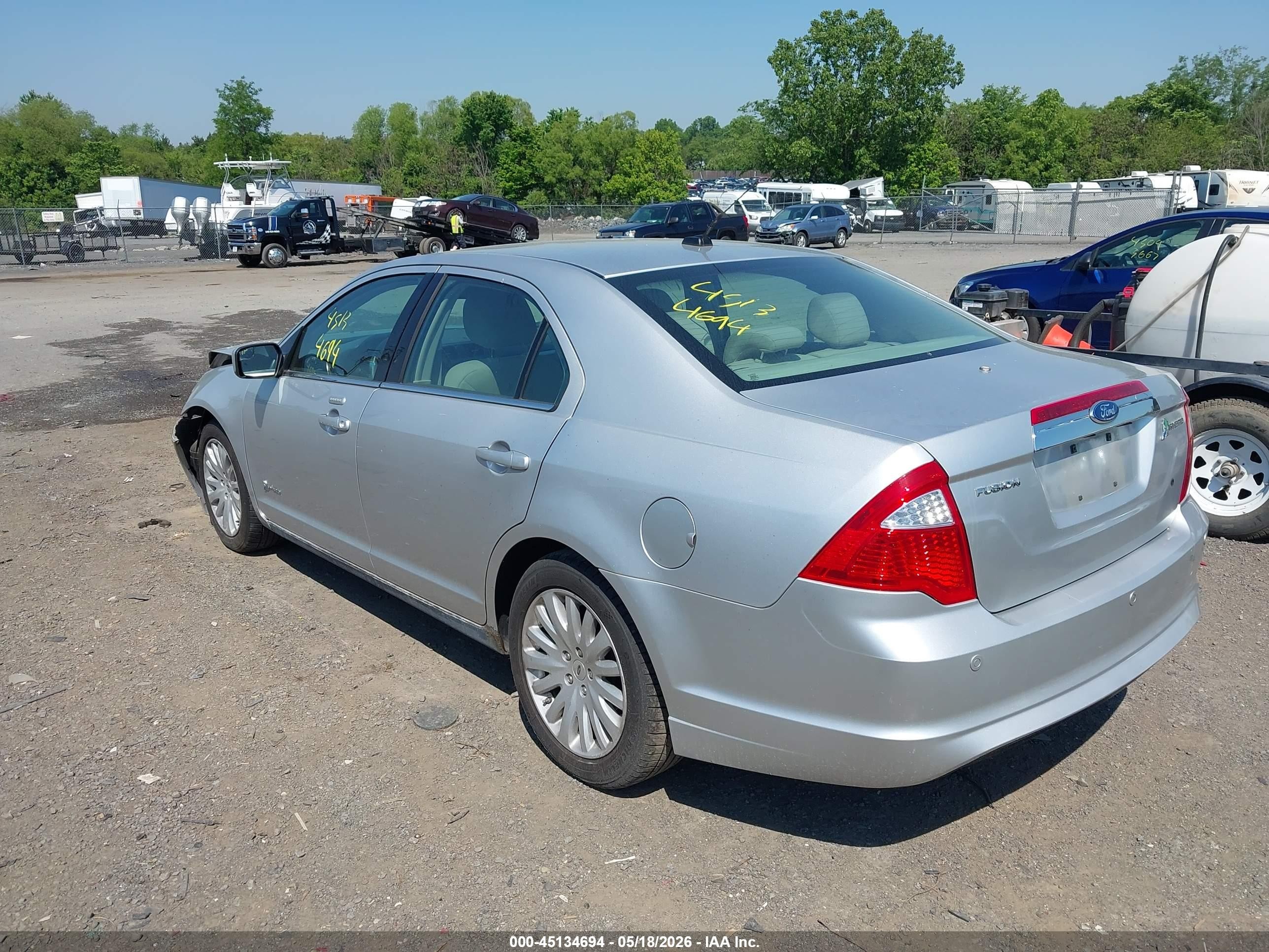 2011 Ford Fusion Hybrid   Серебряный vin: 3FADP0L30BR275427