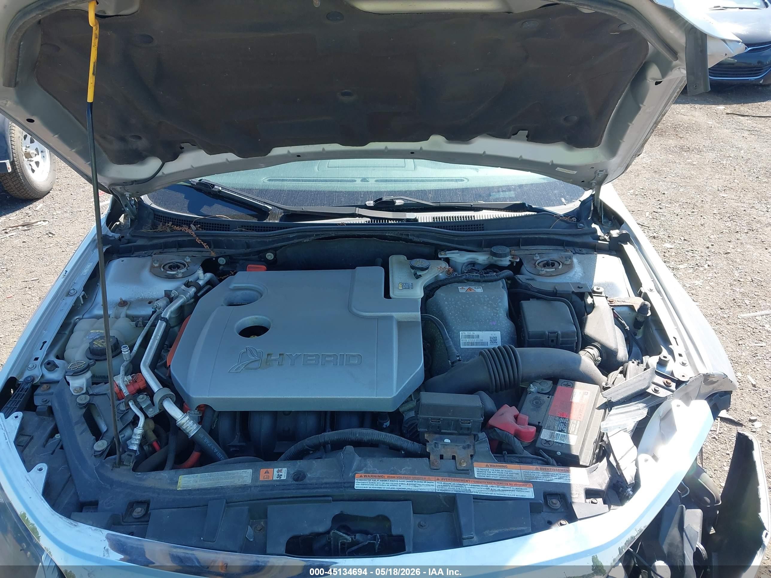 2011 Ford Fusion Hybrid   Серебряный vin: 3FADP0L30BR275427