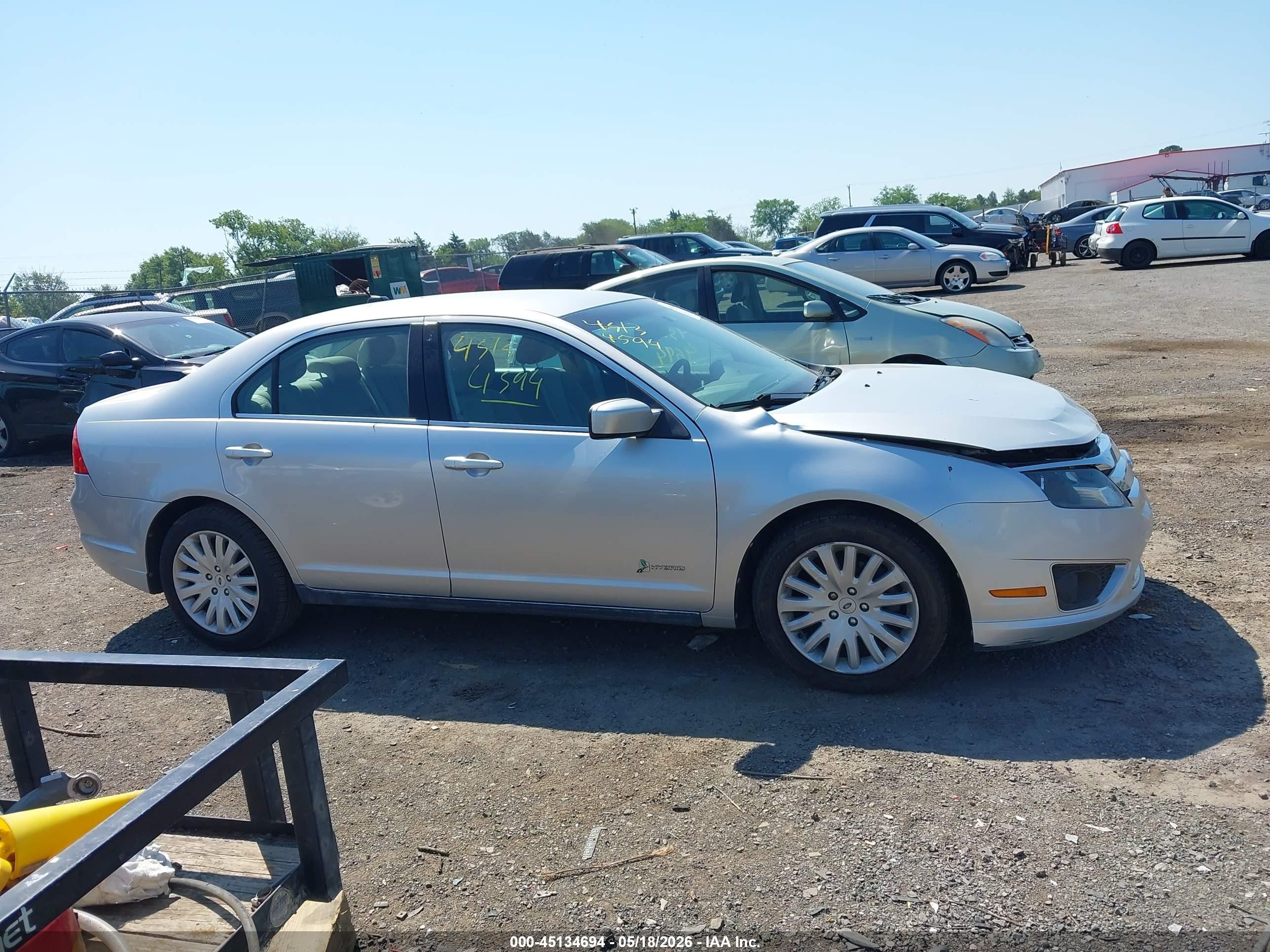 2011 Ford Fusion Hybrid   Серебряный vin: 3FADP0L30BR275427