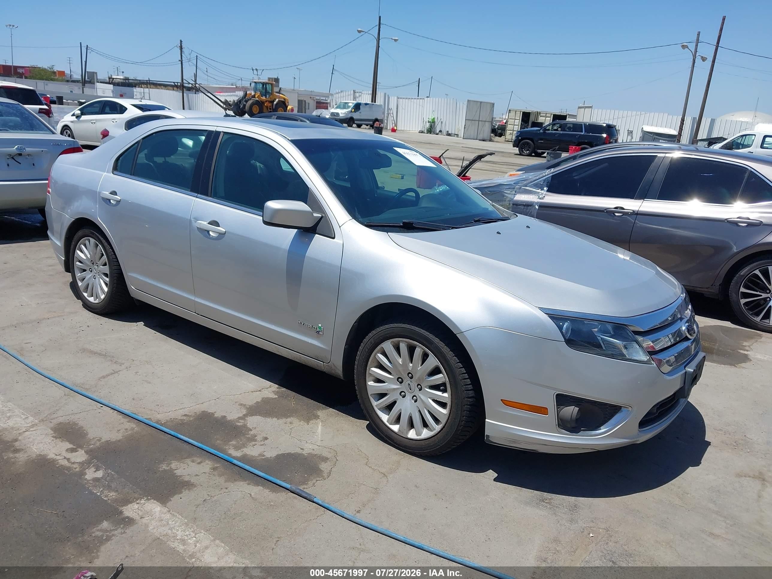 2011 Ford Fusion Hybrid Silver vin: 3FADP0L30BR319555