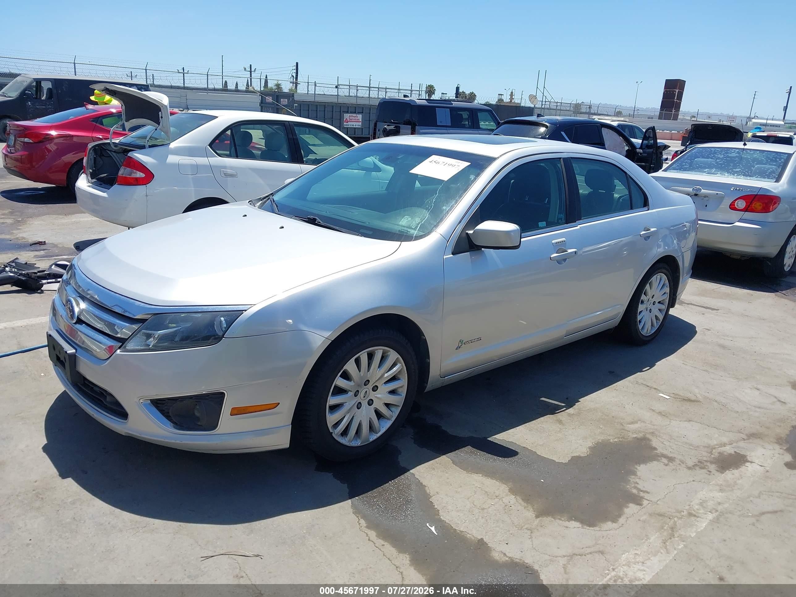 2011 Ford Fusion Hybrid Silver vin: 3FADP0L30BR319555