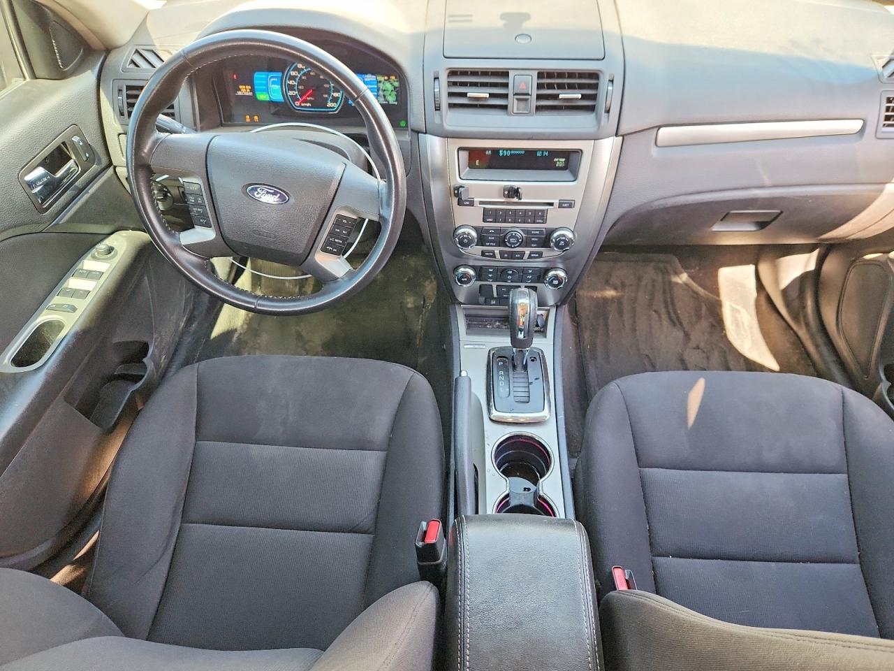 2012 Ford Fusion Hybrid White vin: 3FADP0L30CR165463