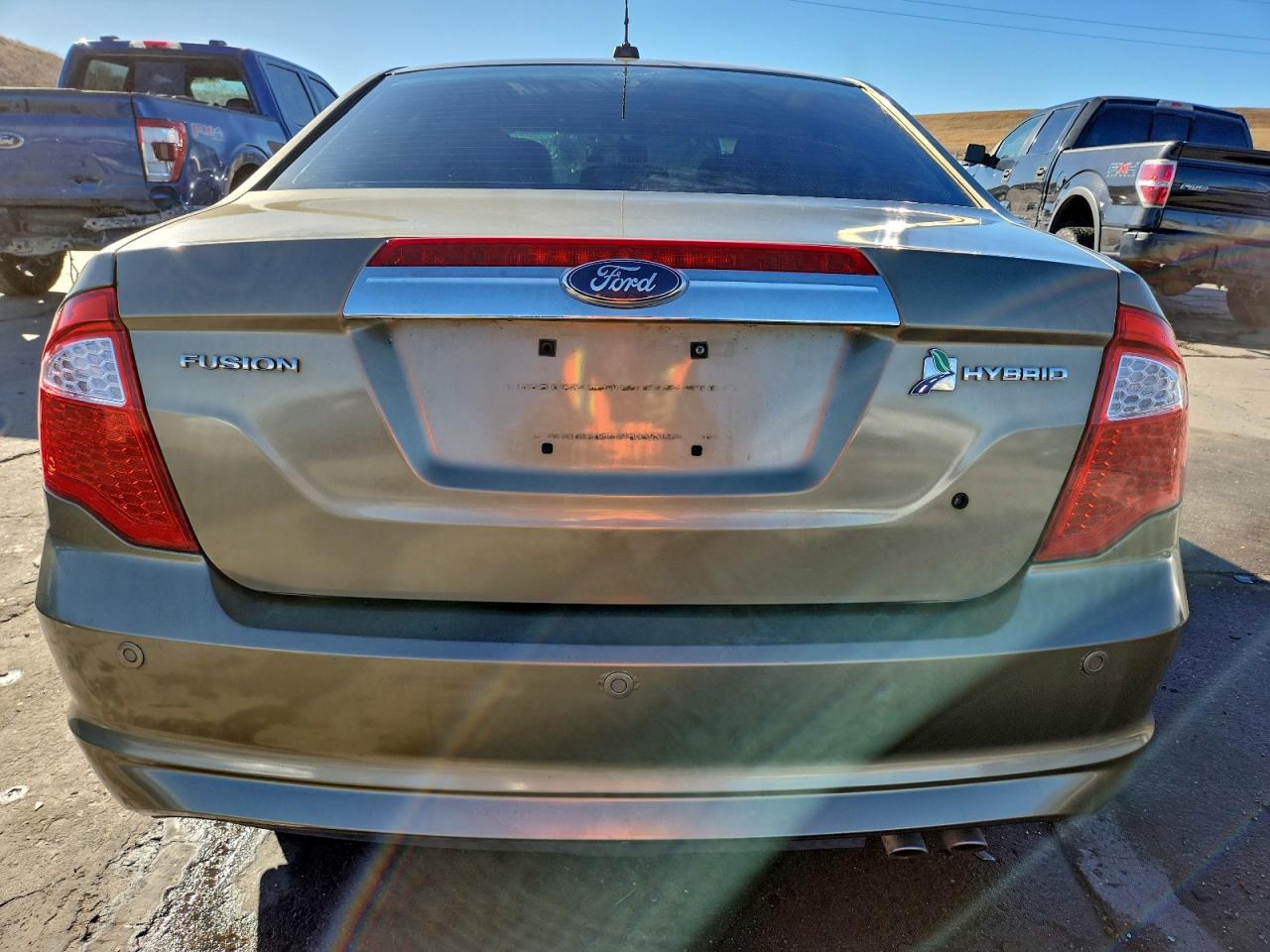 2012 Ford Fusion Hybrid Green vin: 3FADP0L30CR184742