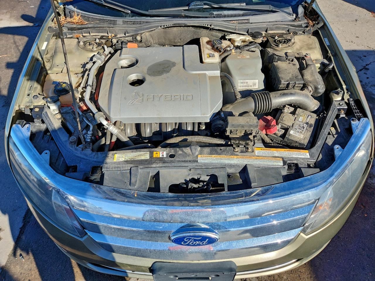 2012 Ford Fusion Hybrid Green vin: 3FADP0L30CR184742