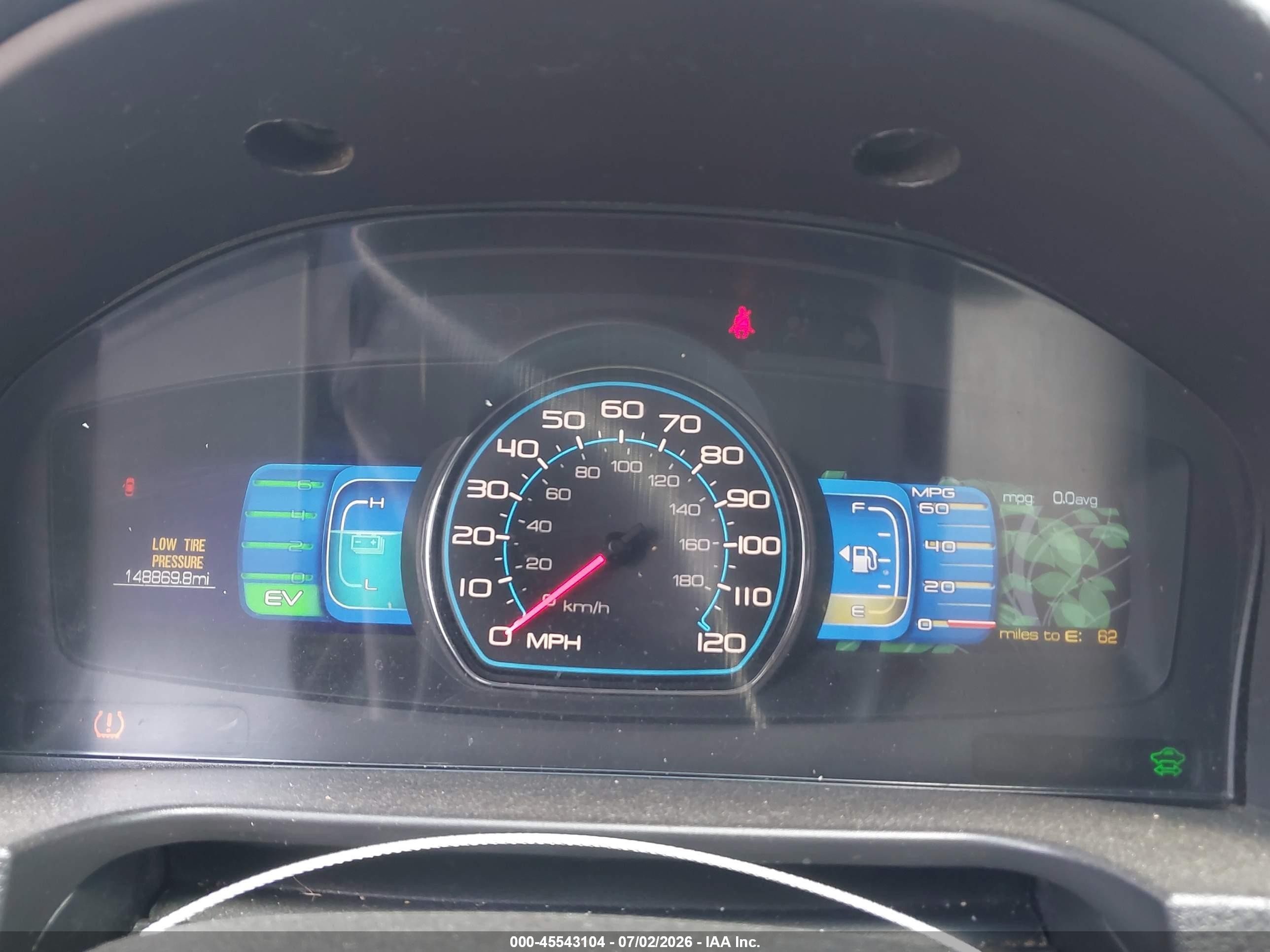 2012 Ford Fusion Hybrid   Gray vin: 3FADP0L30CR348264