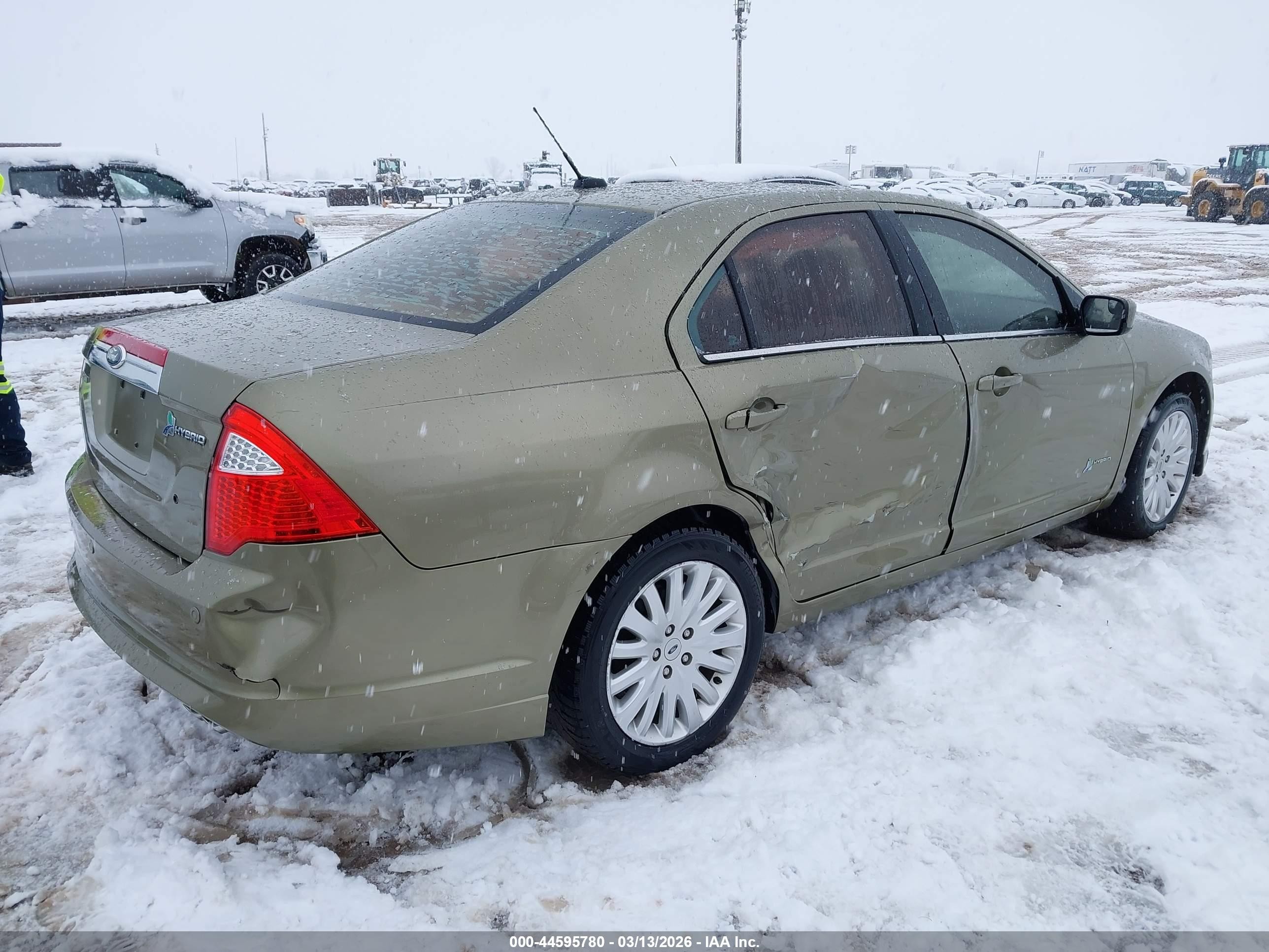2012 Ford Fusion Hybrid   Green vin: 3FADP0L30CR367509
