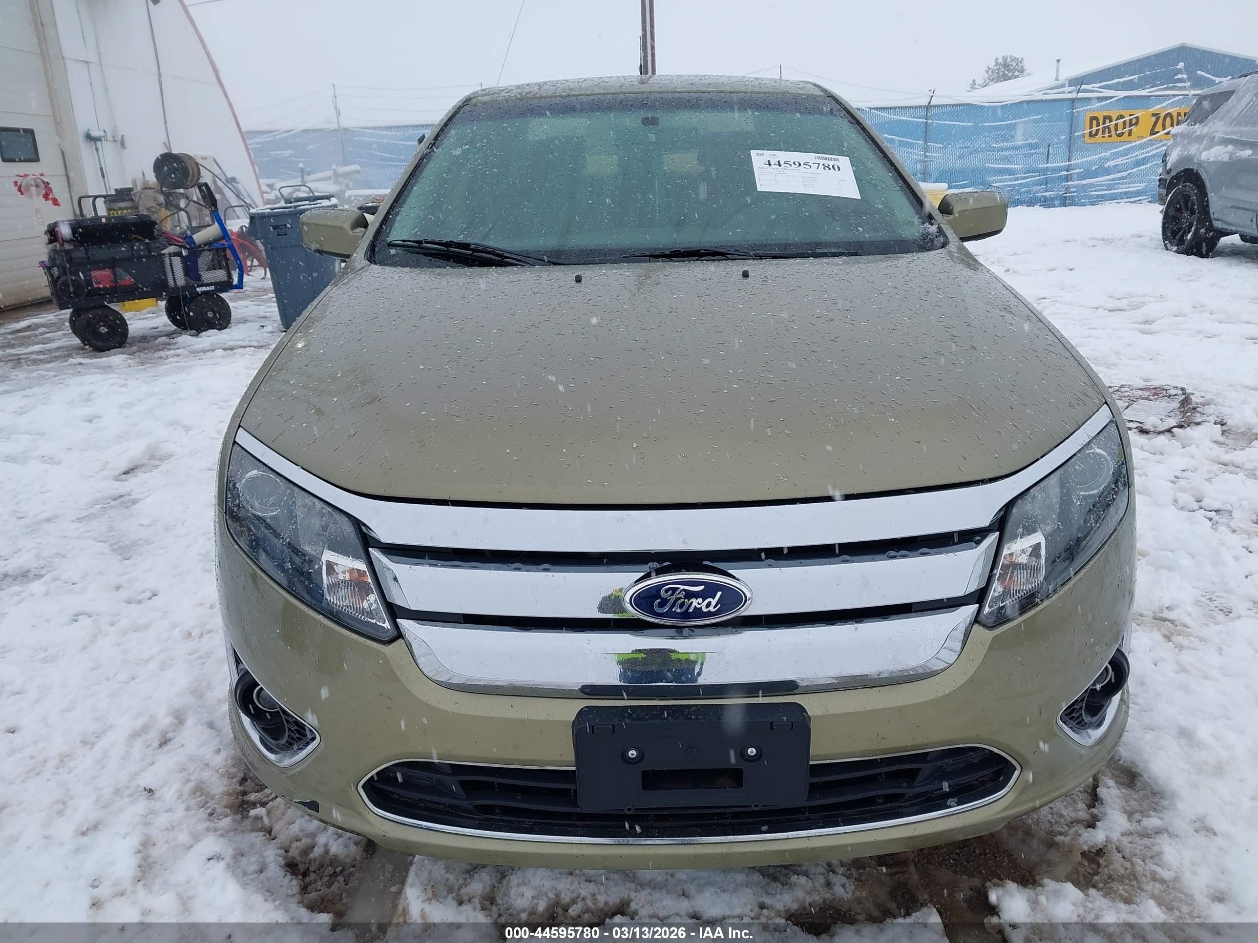 2012 Ford Fusion Hybrid   Green vin: 3FADP0L30CR367509