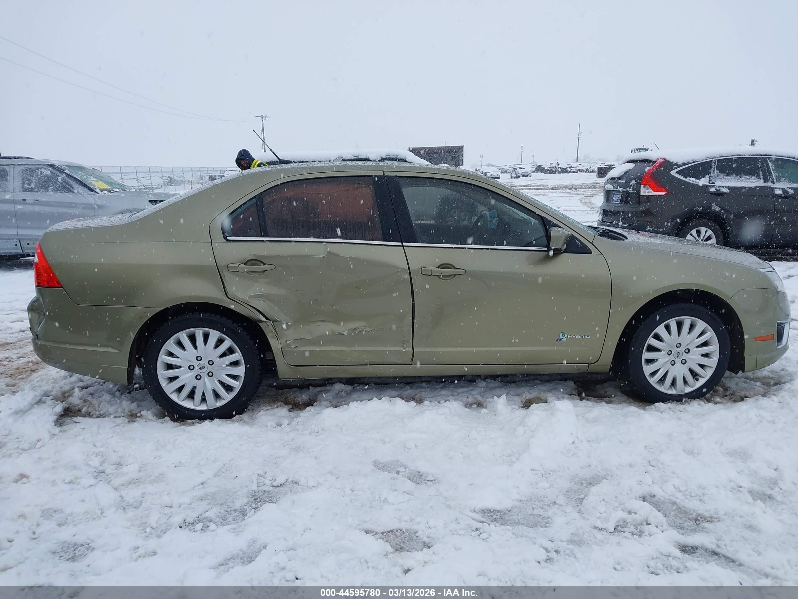 2012 Ford Fusion Hybrid   Green vin: 3FADP0L30CR367509